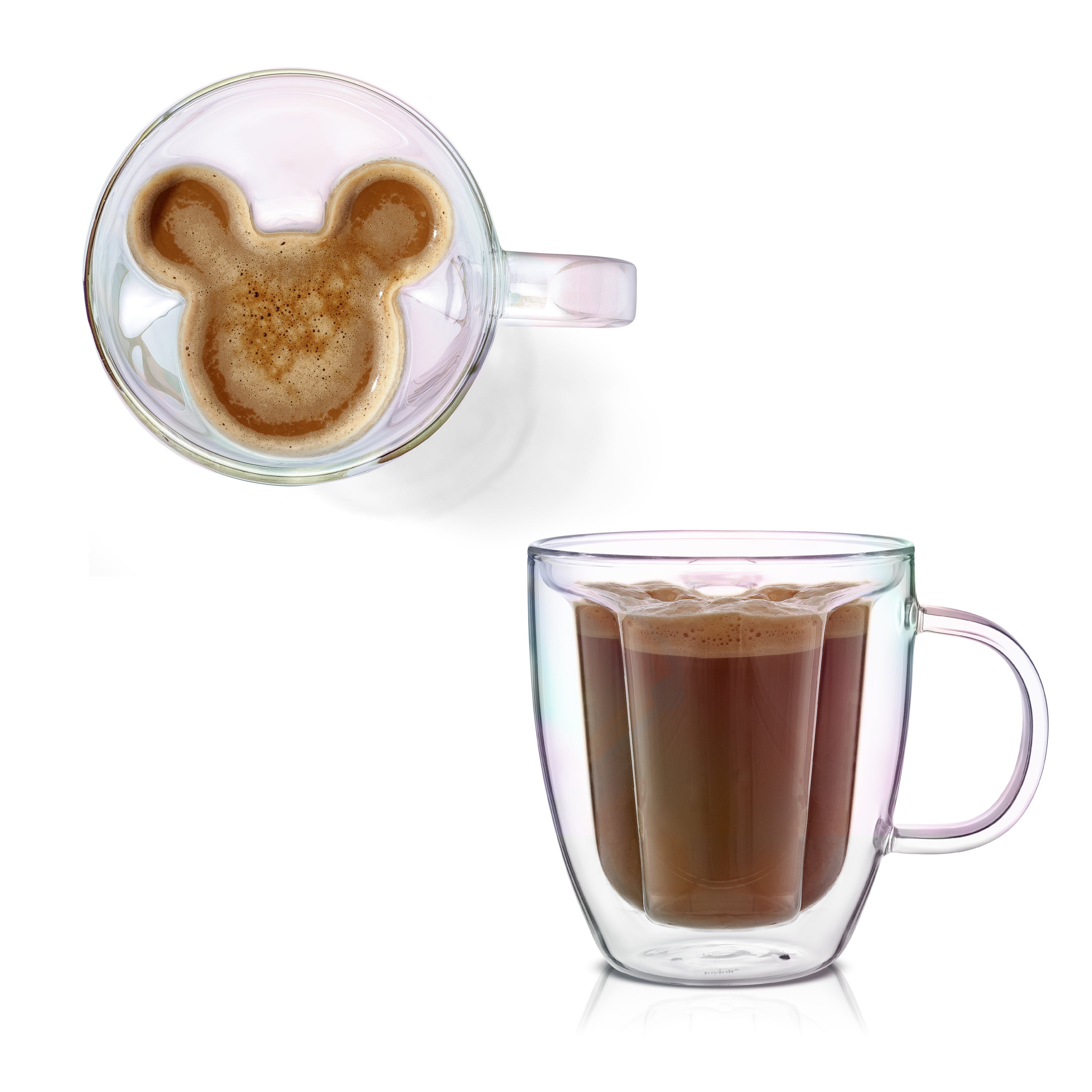 Disney100 Limited Edition 3D Mickey Double Wall Glass Mug