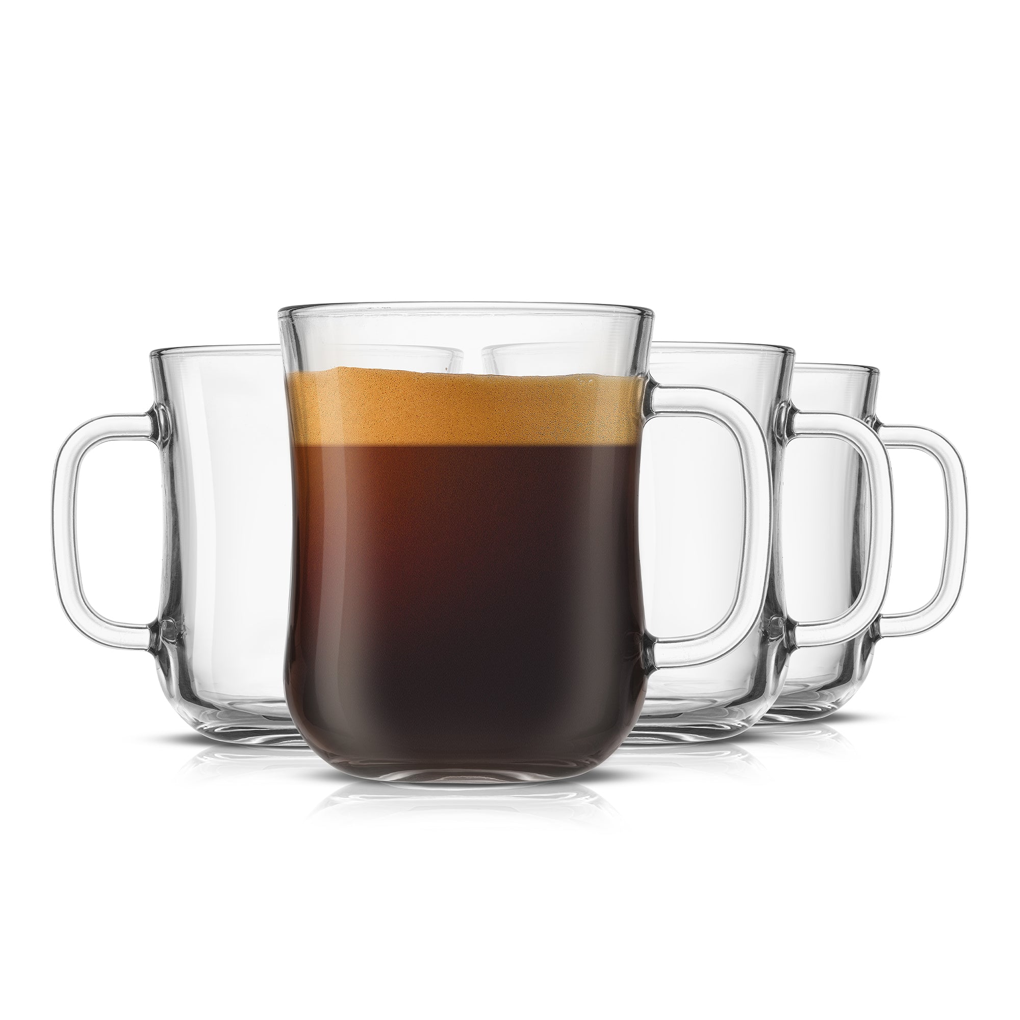 Diner Glass Coffee Mugs