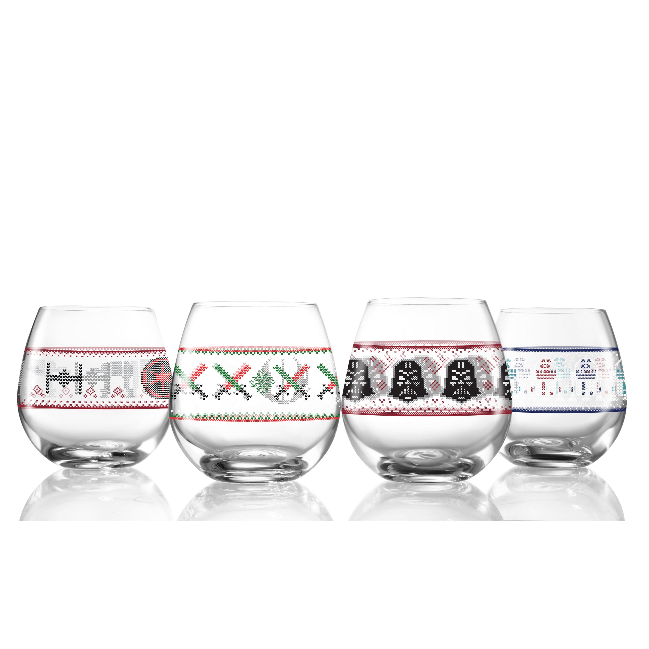 Star Wars™ Ugly Sweater Stemless Drinking Glass