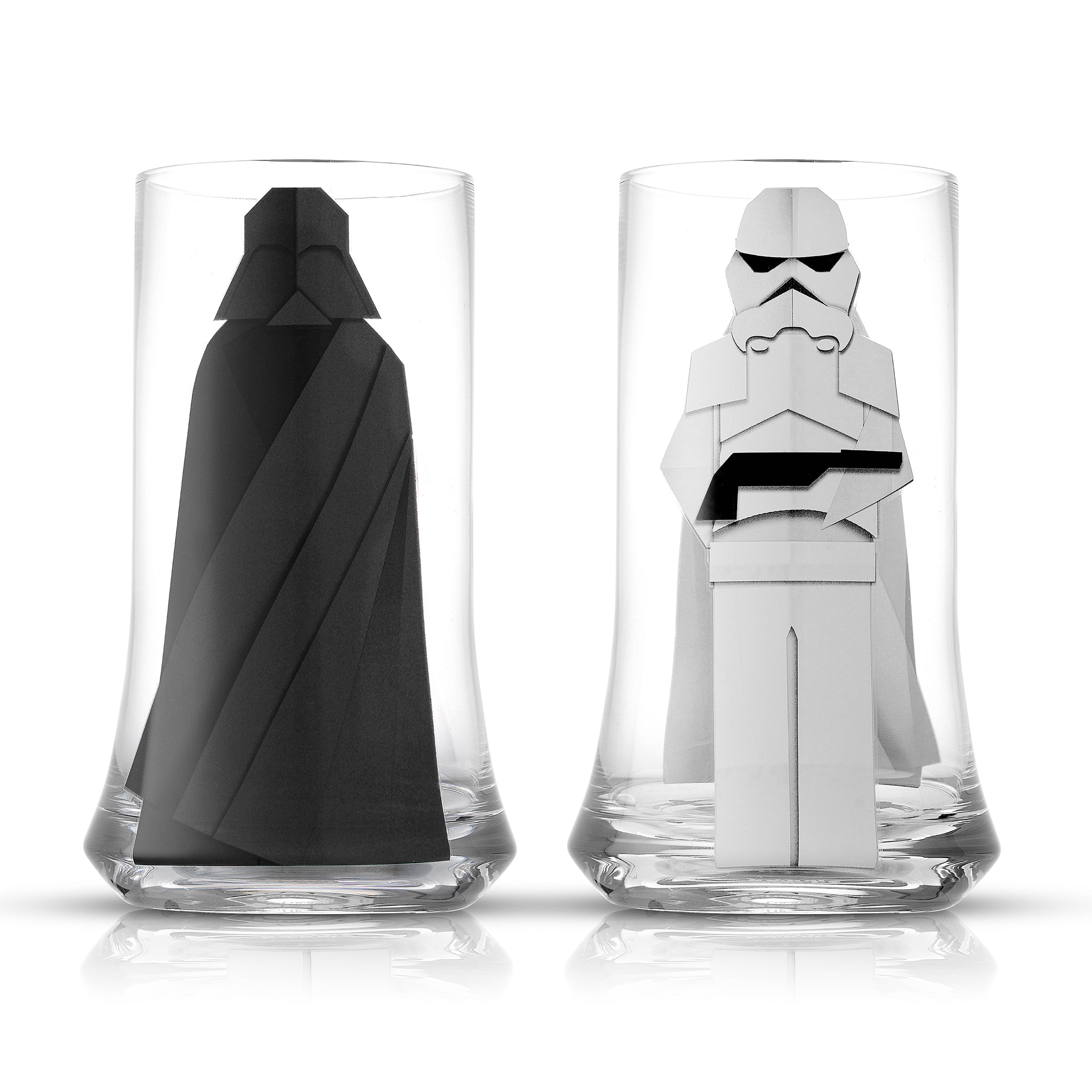 JoyJolt Star Wars™ Darth Vader™ Lightsaber Tall Drinking Glass - 14.2 Oz -  Clear