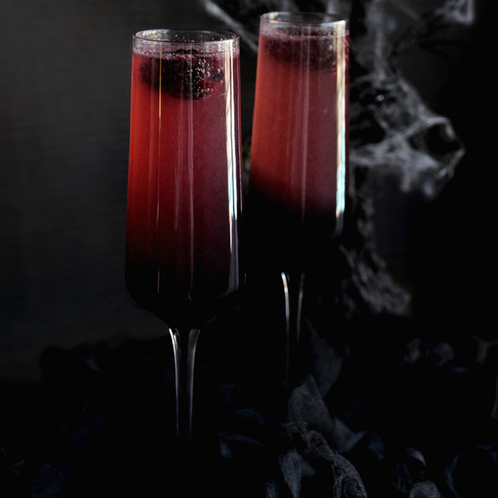 Blackberry Gin Sparklers