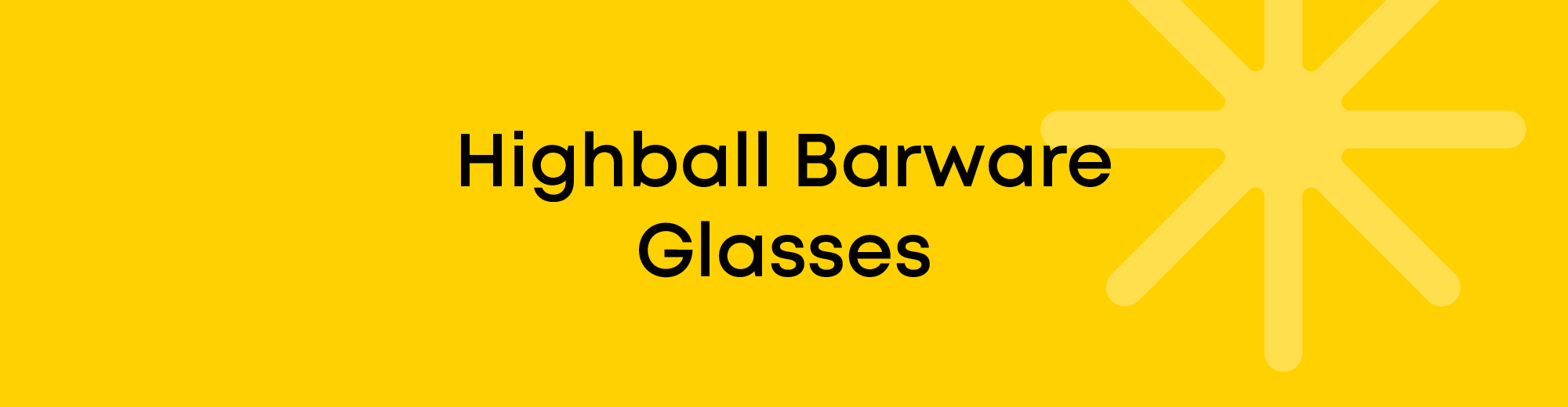 Highball Barware Glasses