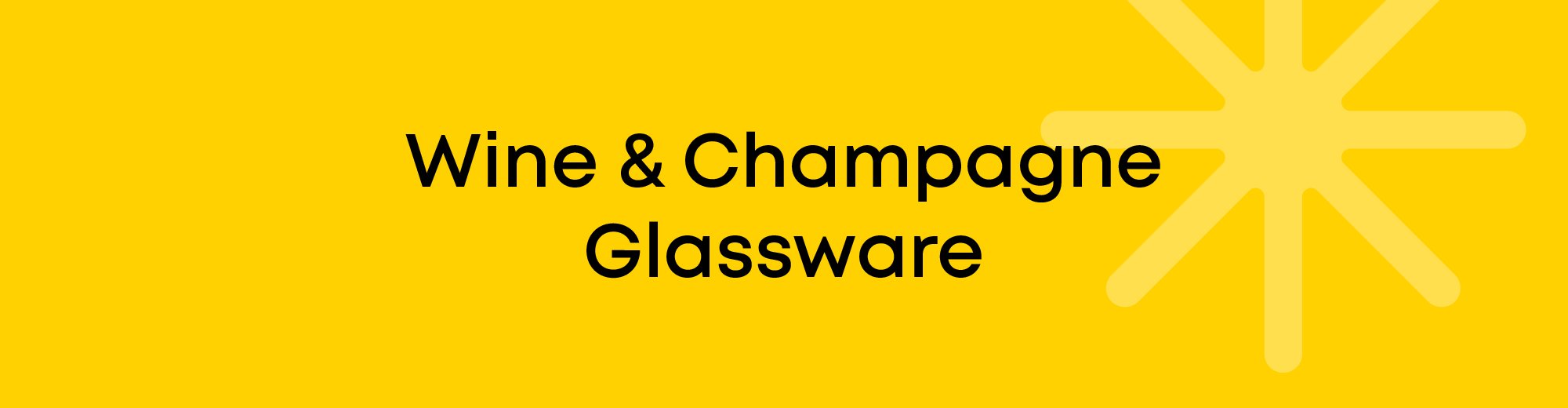 Wine and Champagne Glassware