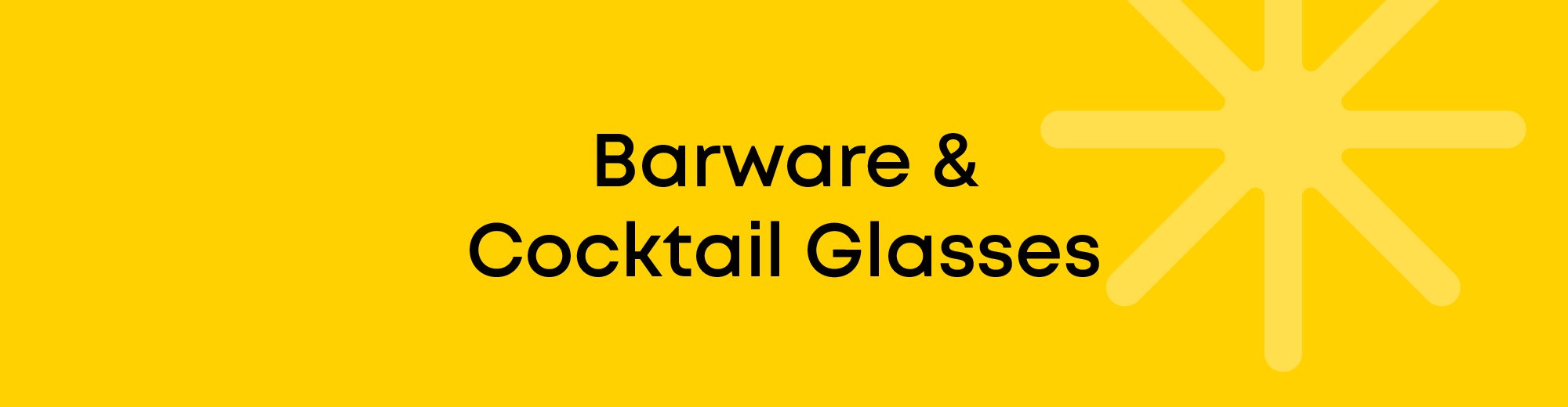 Barware and Cocktail Glasses