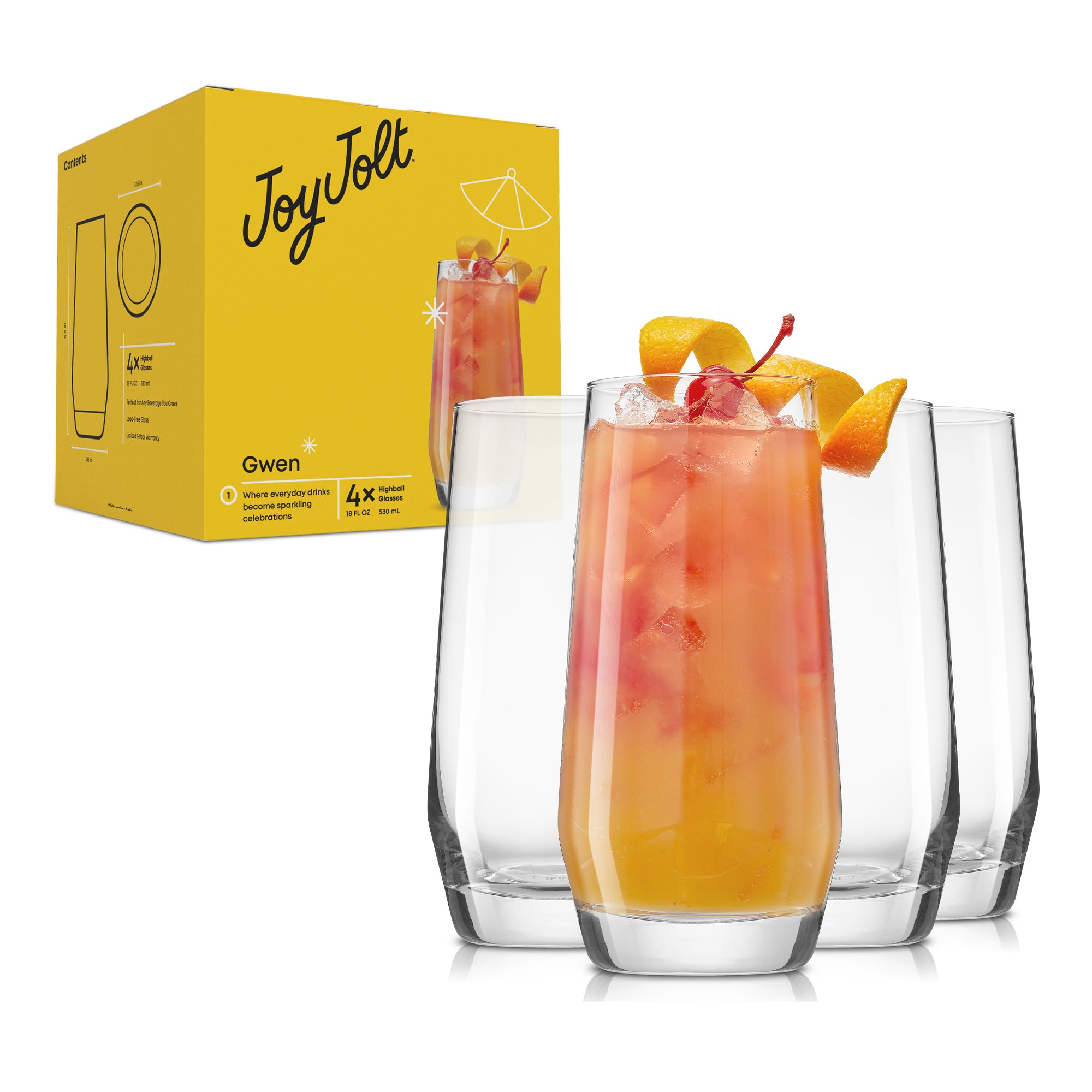 Gwen Highball Glasses Set