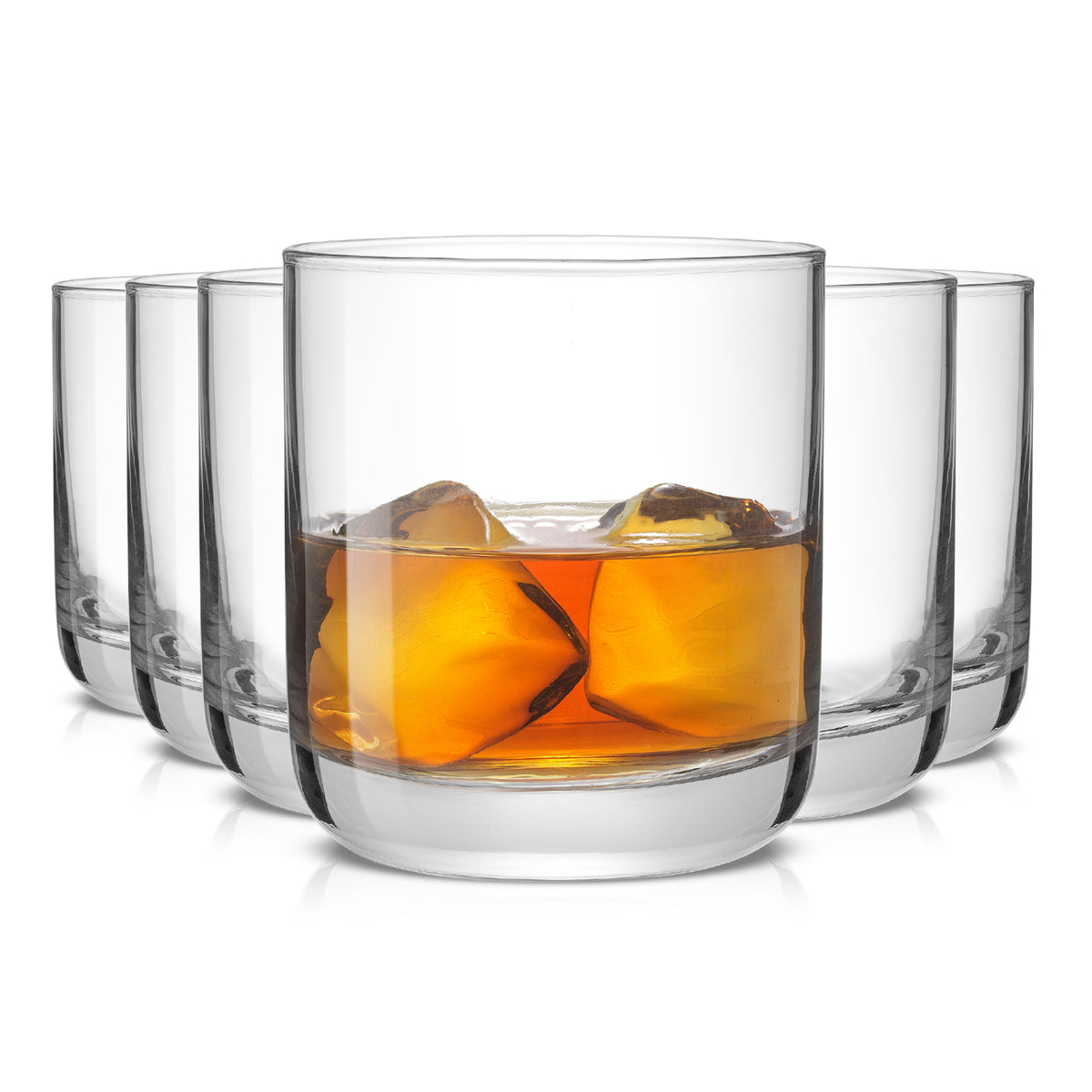 Old Fuye JoyJolt Faye Whiskey Double Old Fashioned Rock Glasses Set 10 oz