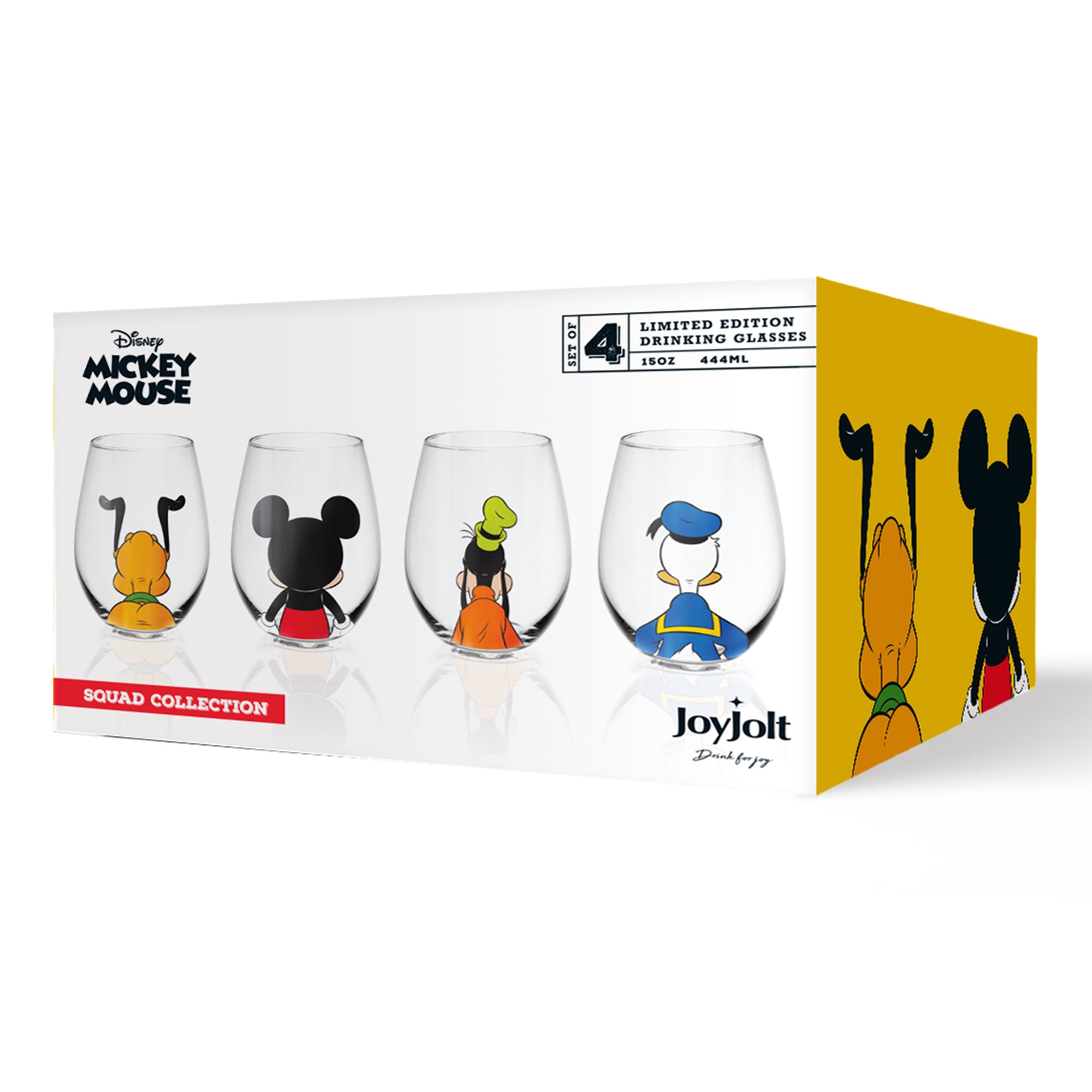 Disney Mickey Mouse & Friends Squad Stemless Glasses