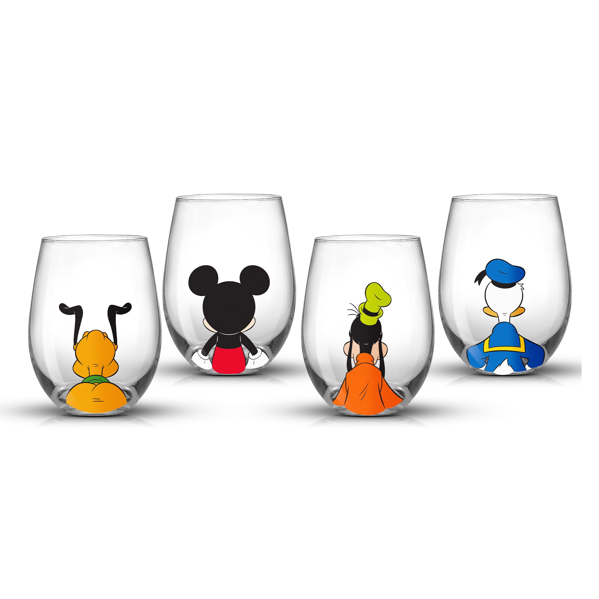 Disney Mickey Mouse & Friends Squad Stemless Glasses