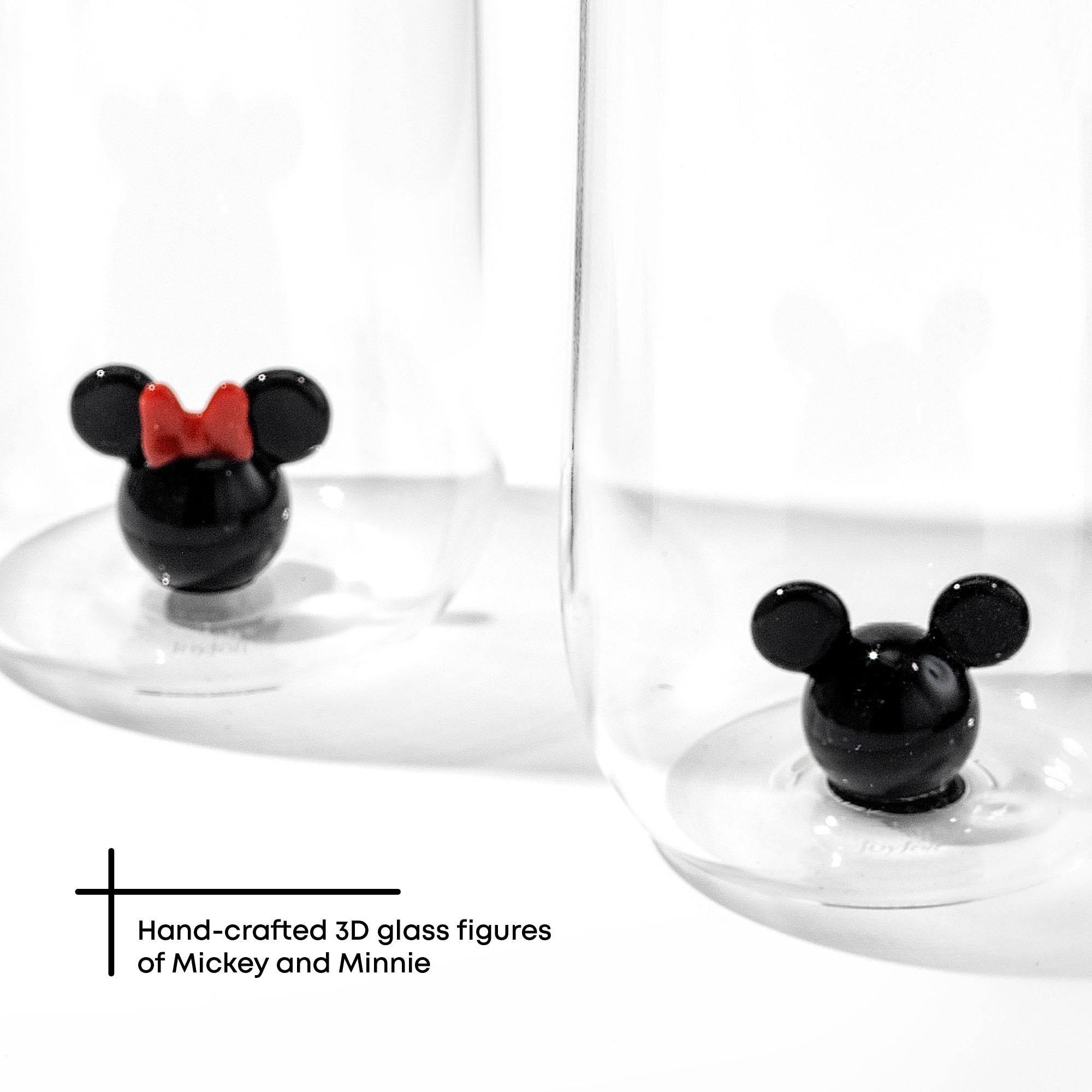 Disney Mickey & Minnie 3D Icon Tall Glasses