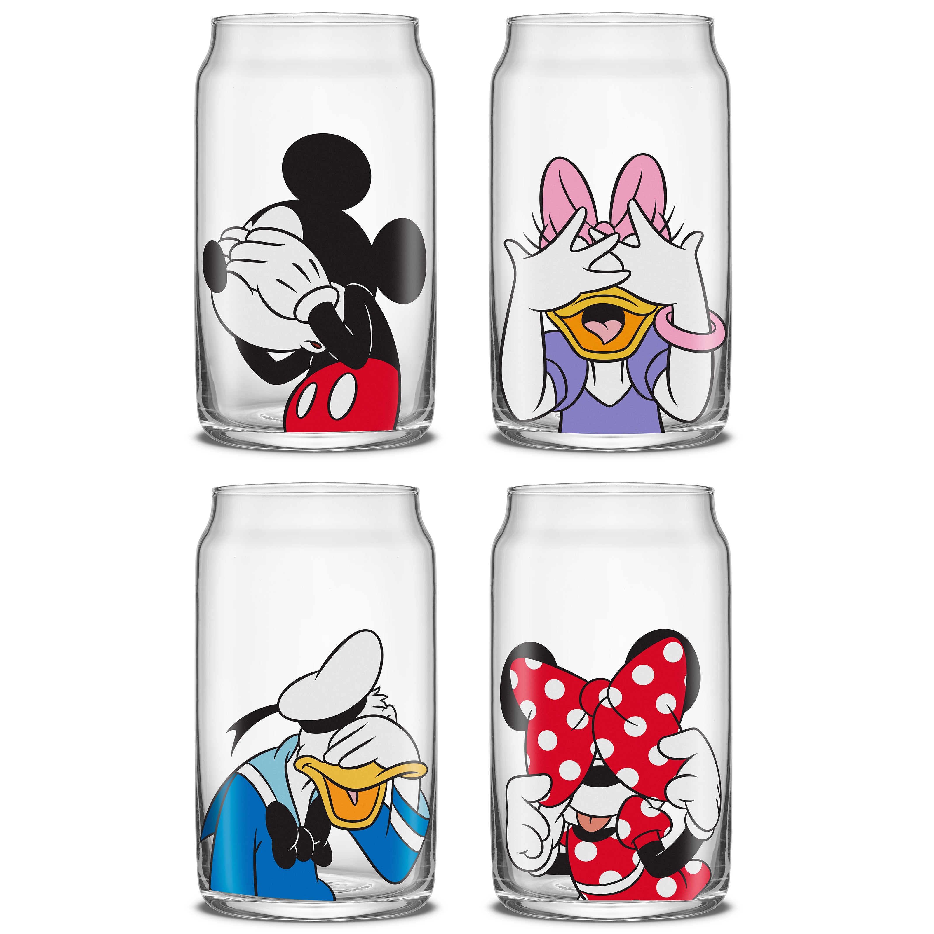 Disney Mickey Mouse & Friends Peek-a-Boo Tumbler Glasses