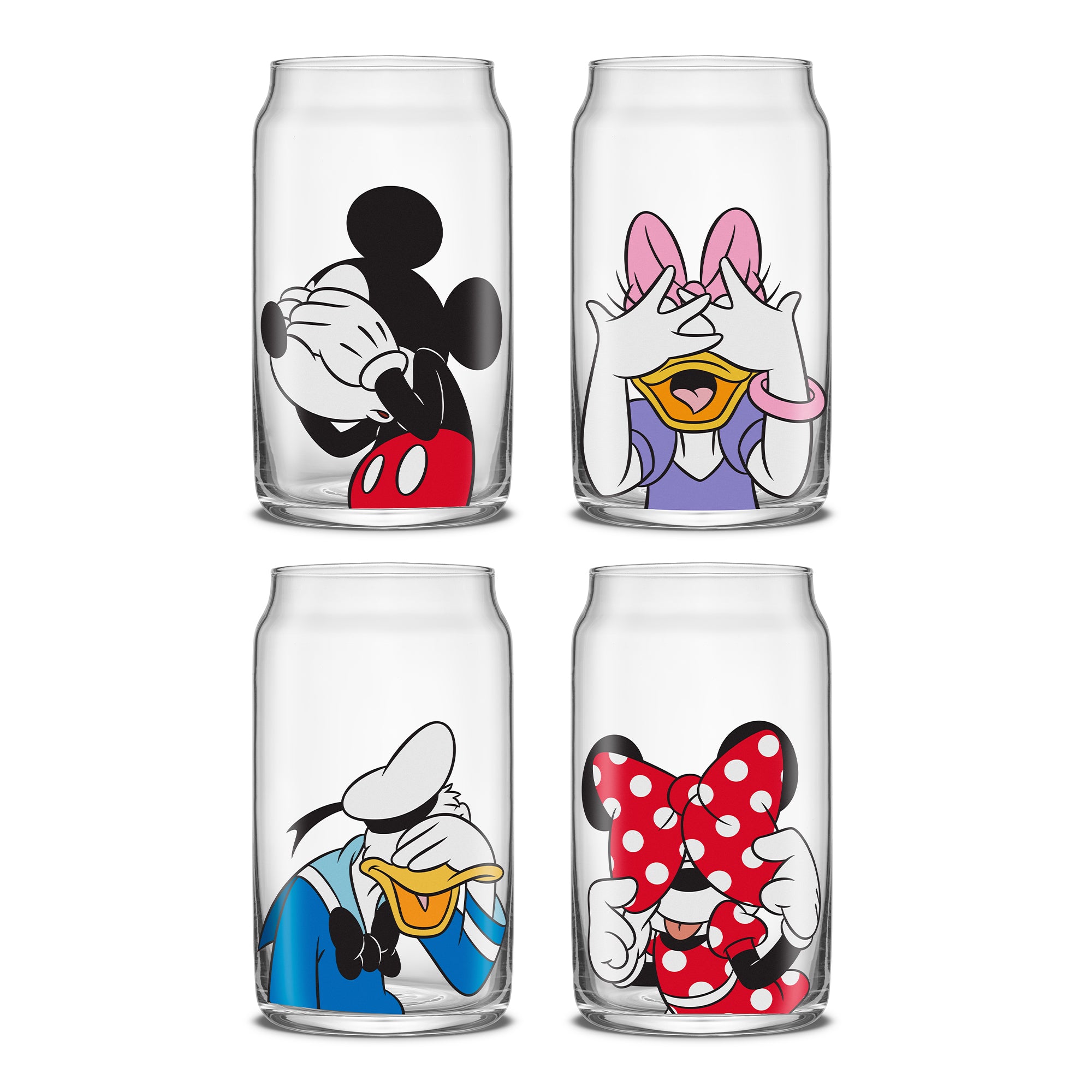 Disney Mickey Mouse & Friends Peek-a-Boo Tumbler Glasses