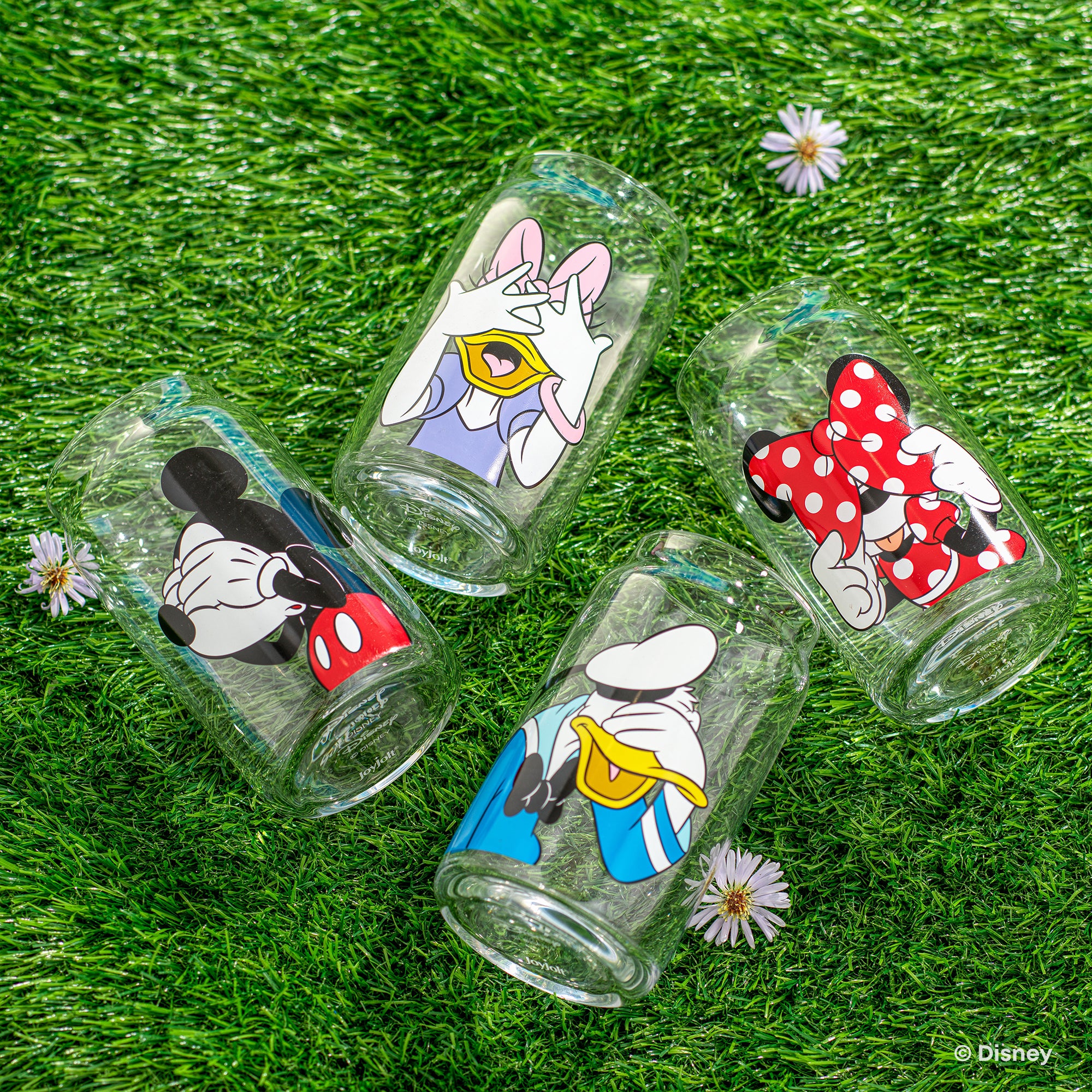 Disney Mickey Mouse & Friends Peek-a-Boo Tumbler Glasses