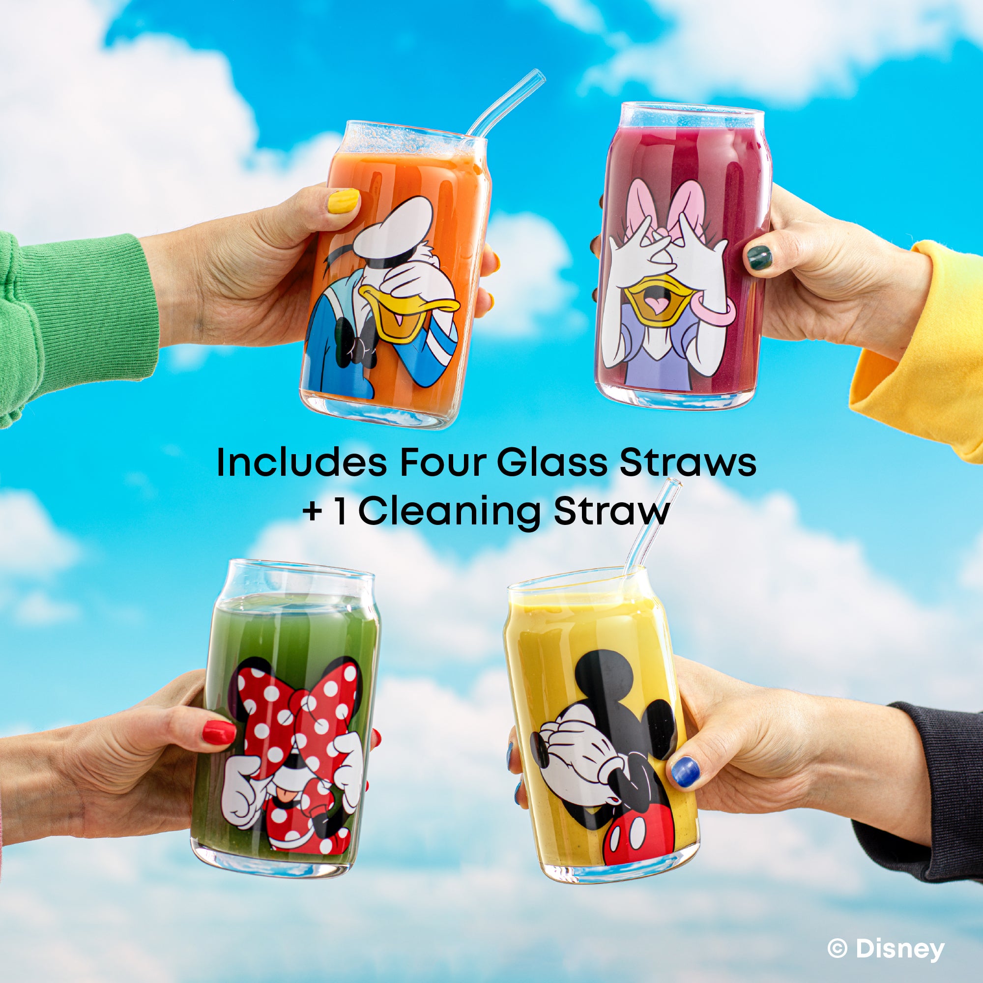 Disney top Glass Cups