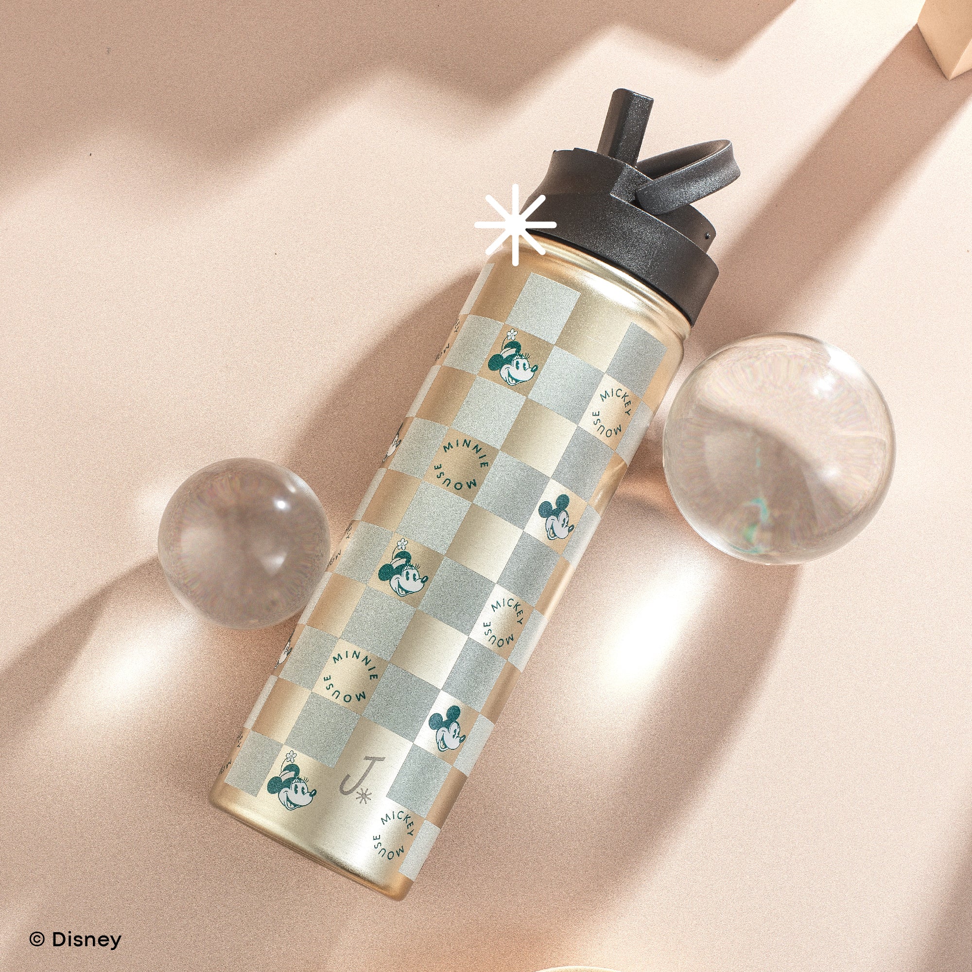Disney Retro Vintage Mickey & Minnie Stainless Steel Water Bottle