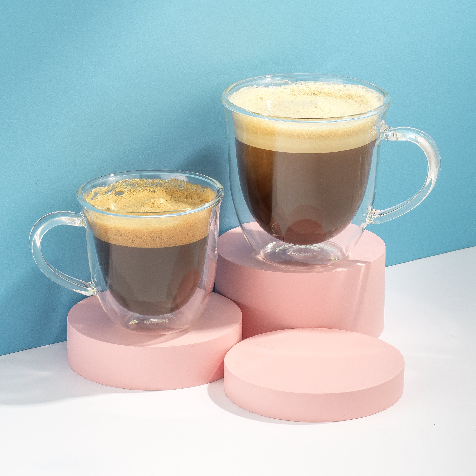 Serene Double Walled Coffee Glass Set