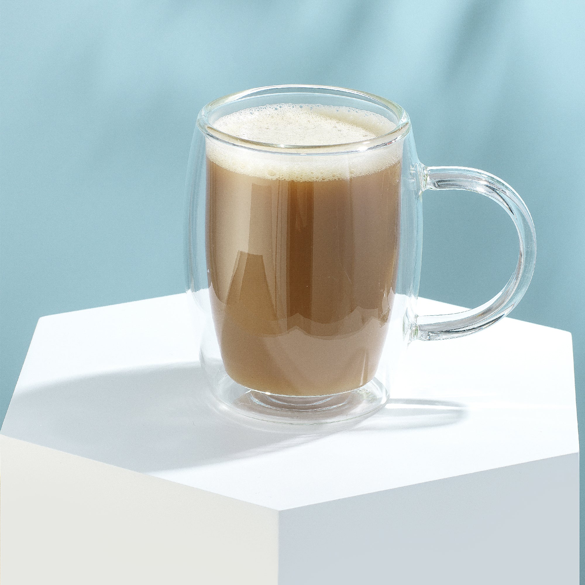 Aroma Double Wall Glass Coffee Mugs