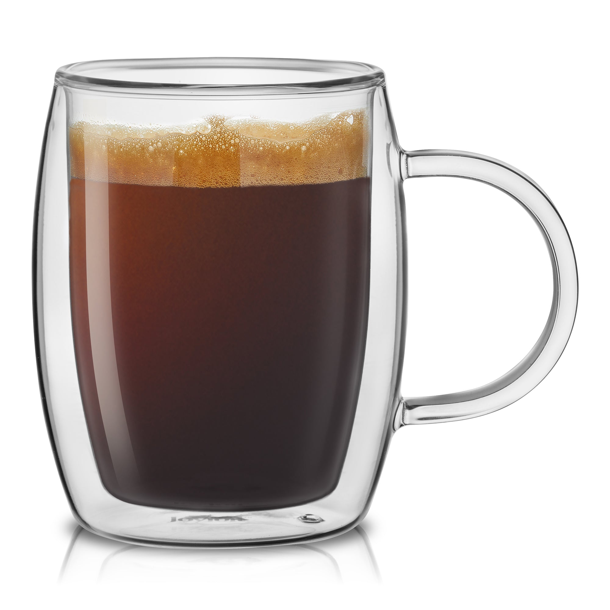 Aroma Double Wall Glass Coffee Mugs