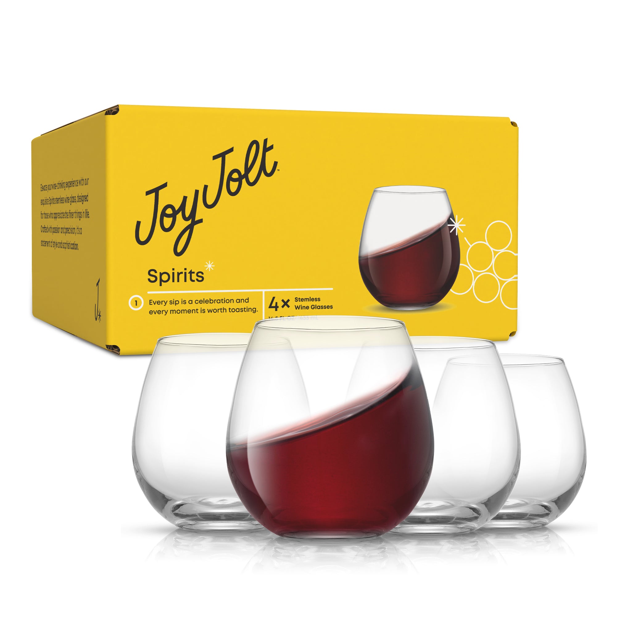 Spirits Stemless Wine Glasses