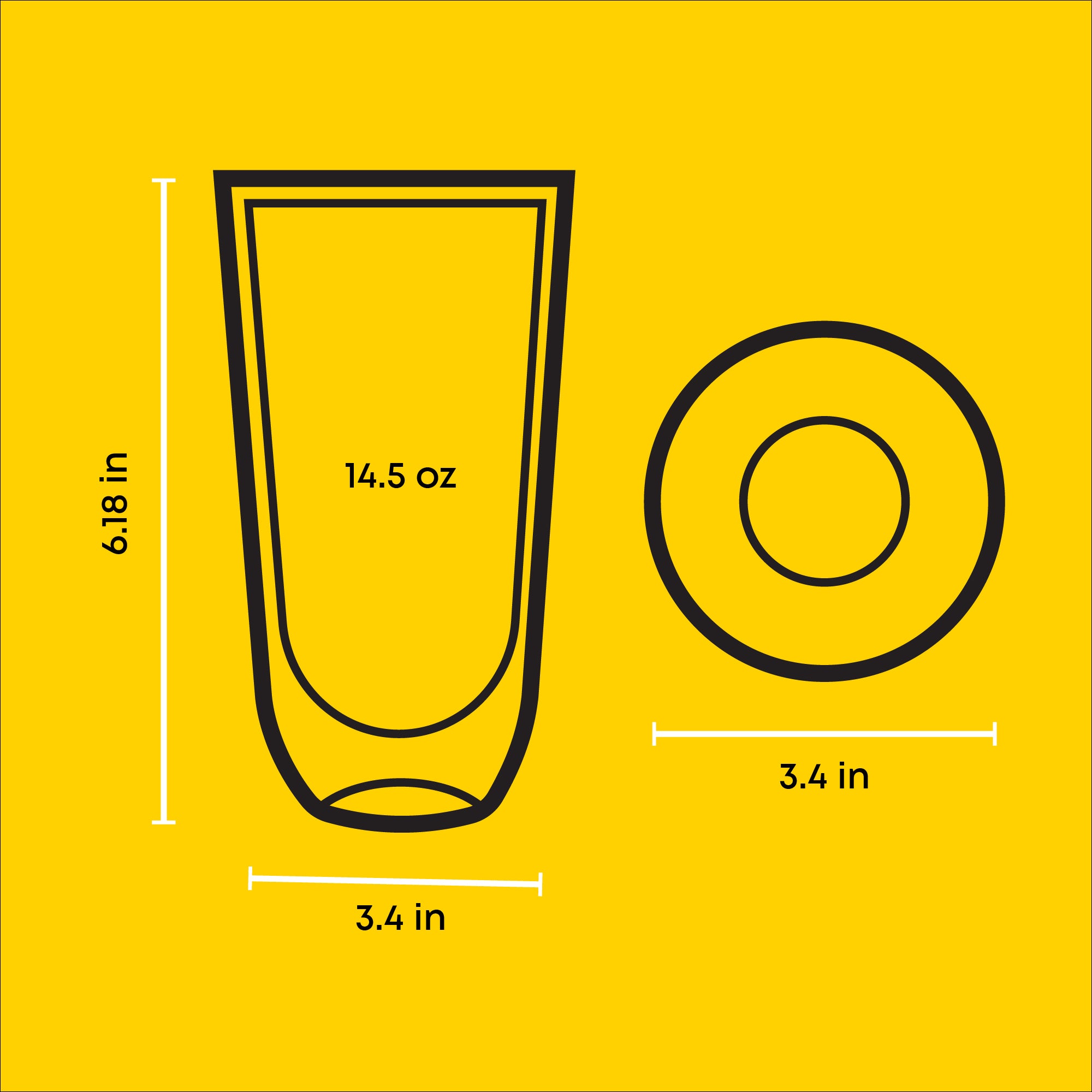 Spike Double Wall Highball Glasses Spike Double Wall Highball Glasses