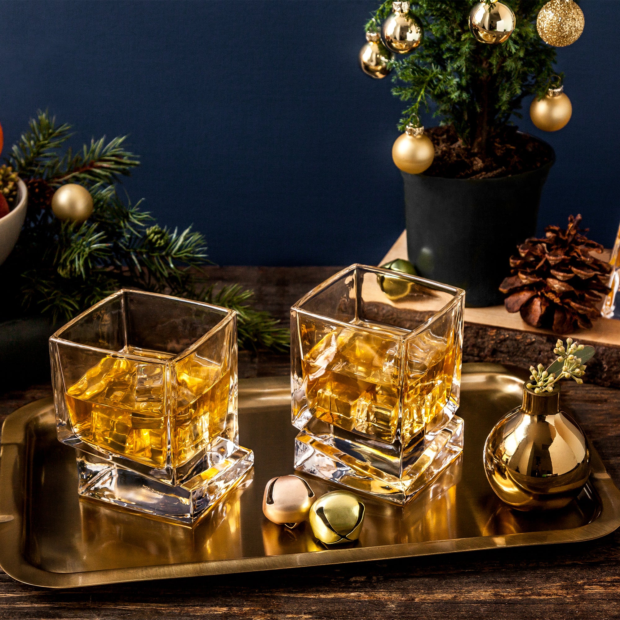 Carre Whiskey Glasses