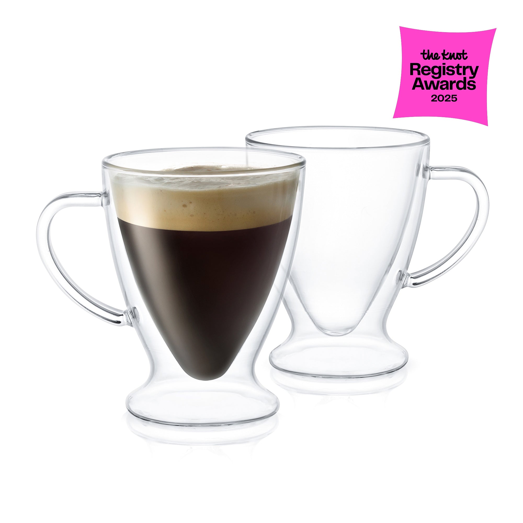Declan Irish Double Wall Espresso Glasses