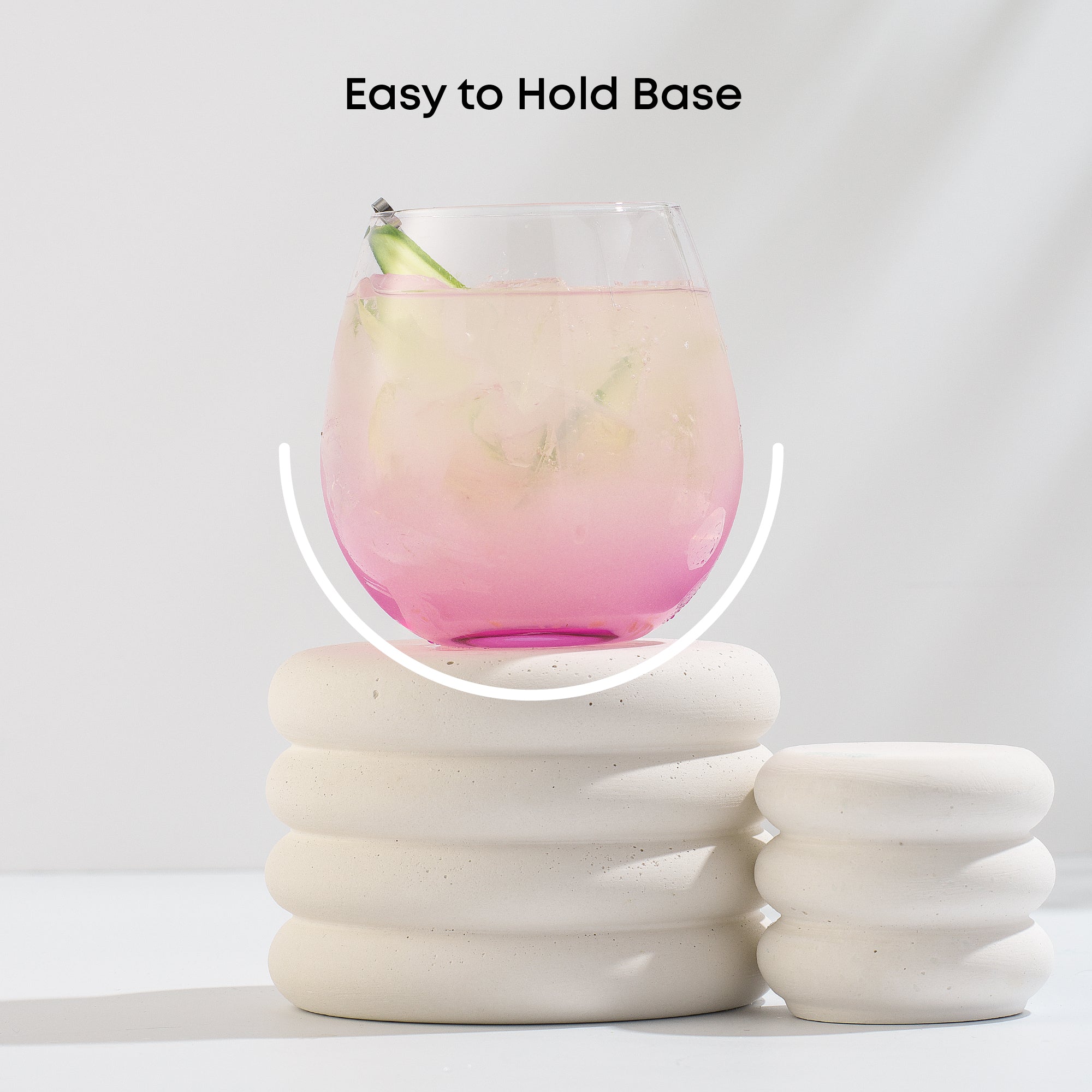 Hue Colored Stemless Wine Glasses