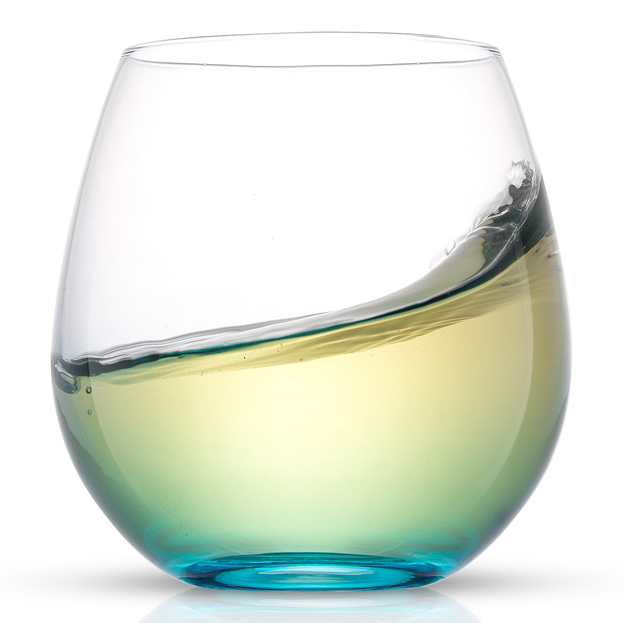 Hue Colored Stemless Wine Glasses