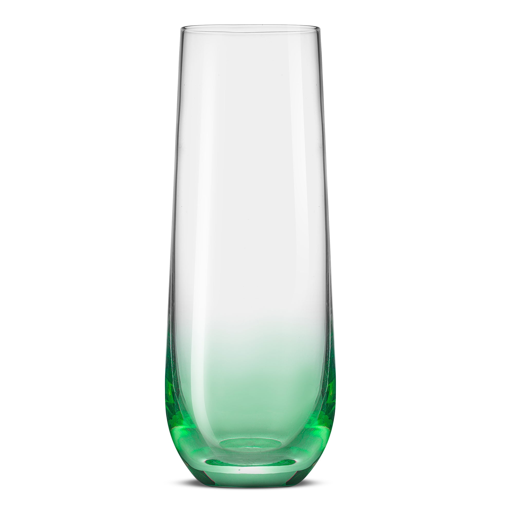 Hue Colored Stemless Champagne Flutes