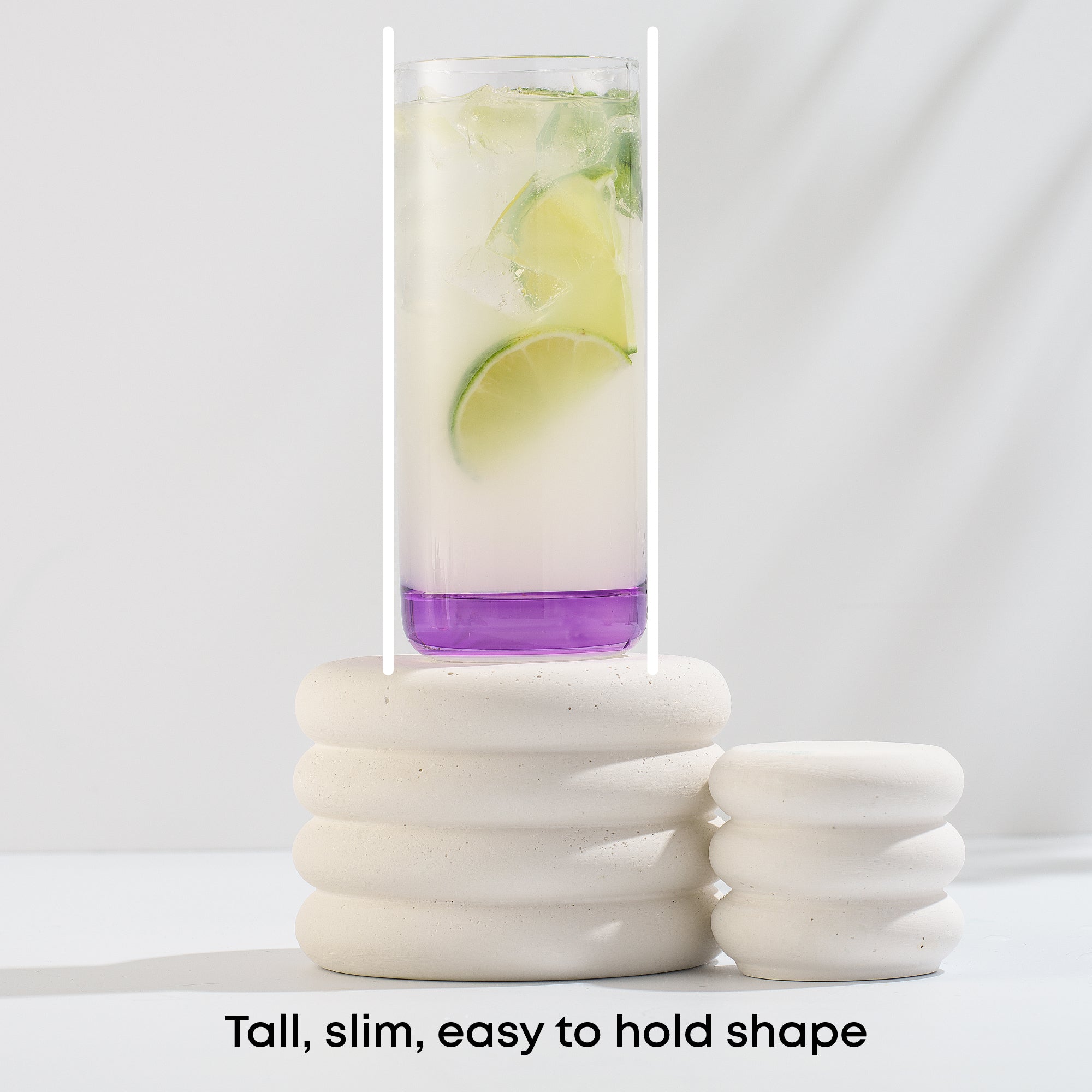 Hue Colorful Highball Drinking Glasses