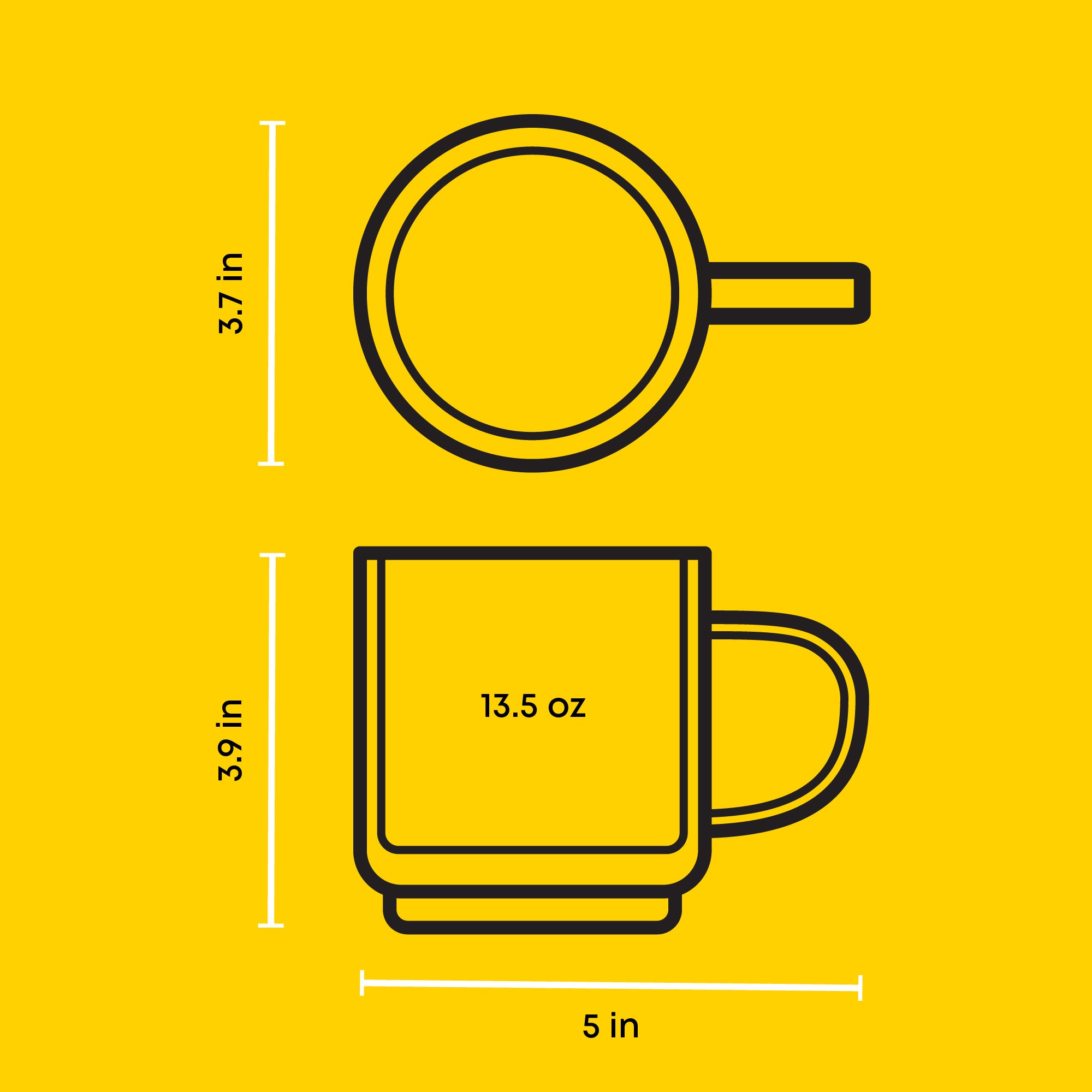 Haven Stackable Double Wall Glass Mugs