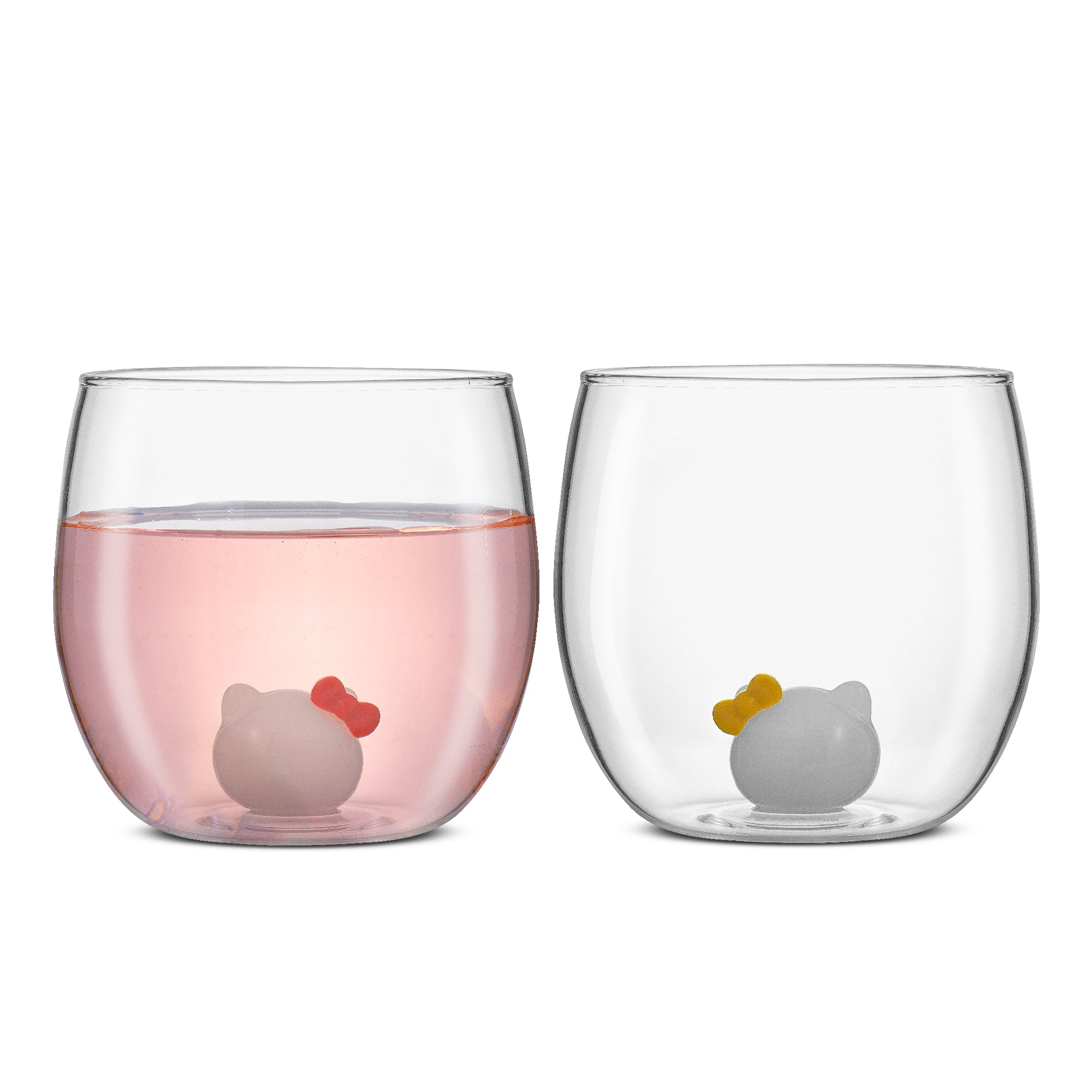 Hello Kitty® and Mimmy 3D Icon Short Drinking Glasses