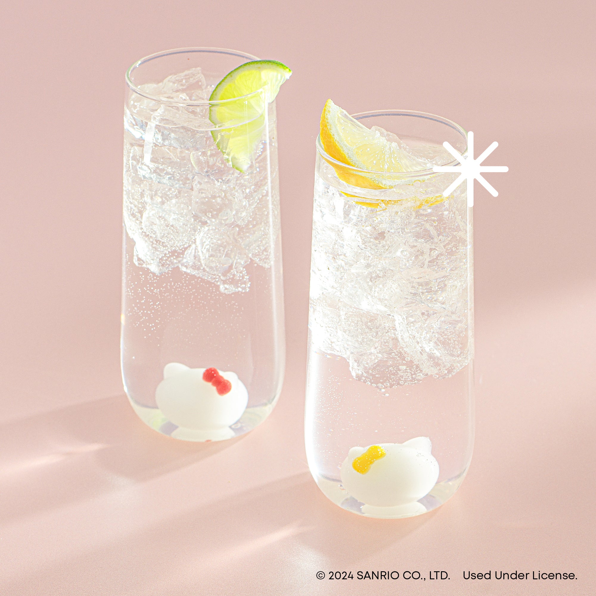 Hello Kitty® and Mimmy 3D Icon Tall Drinking Glasses