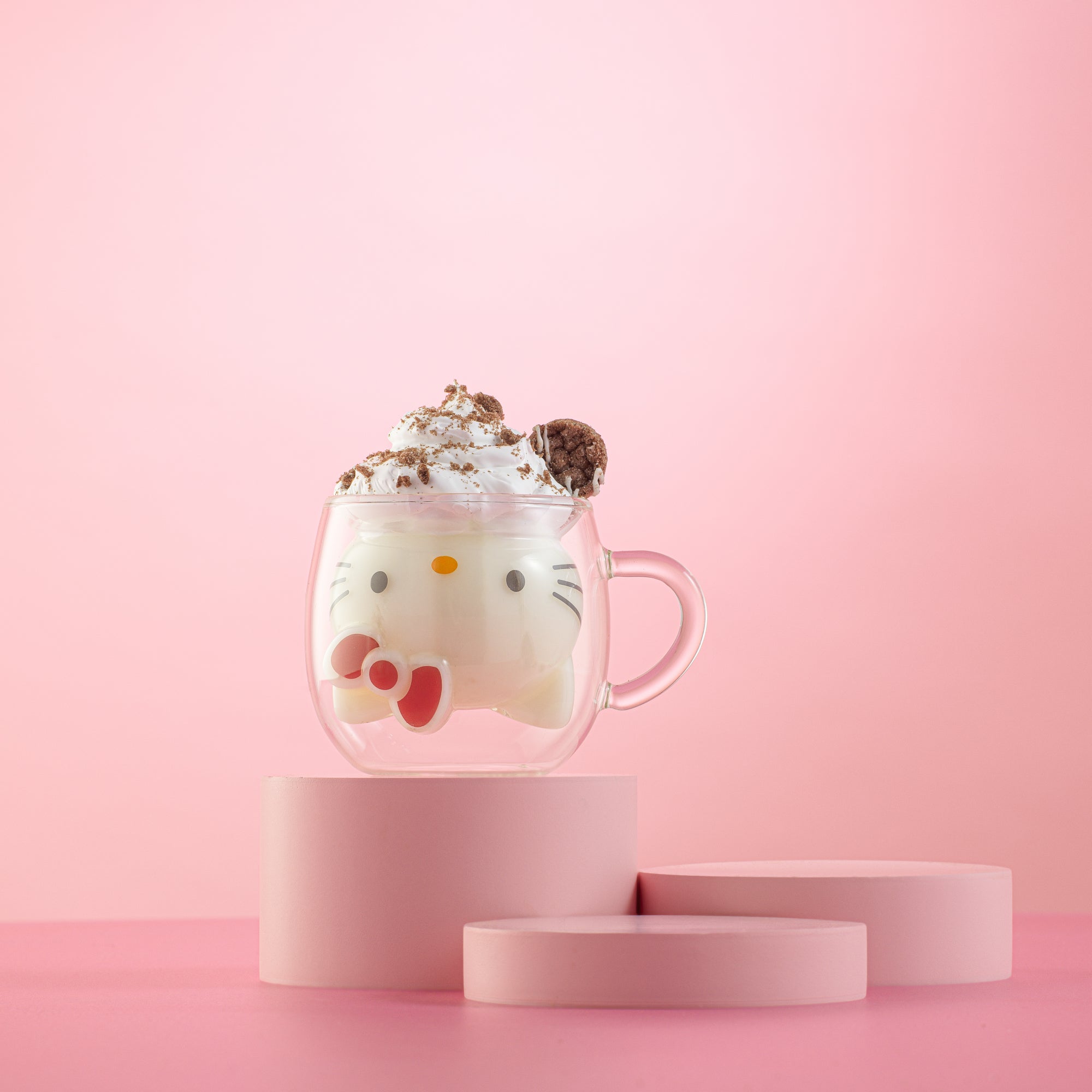 Hello Kitty® 3D Double Wall Espresso Glass