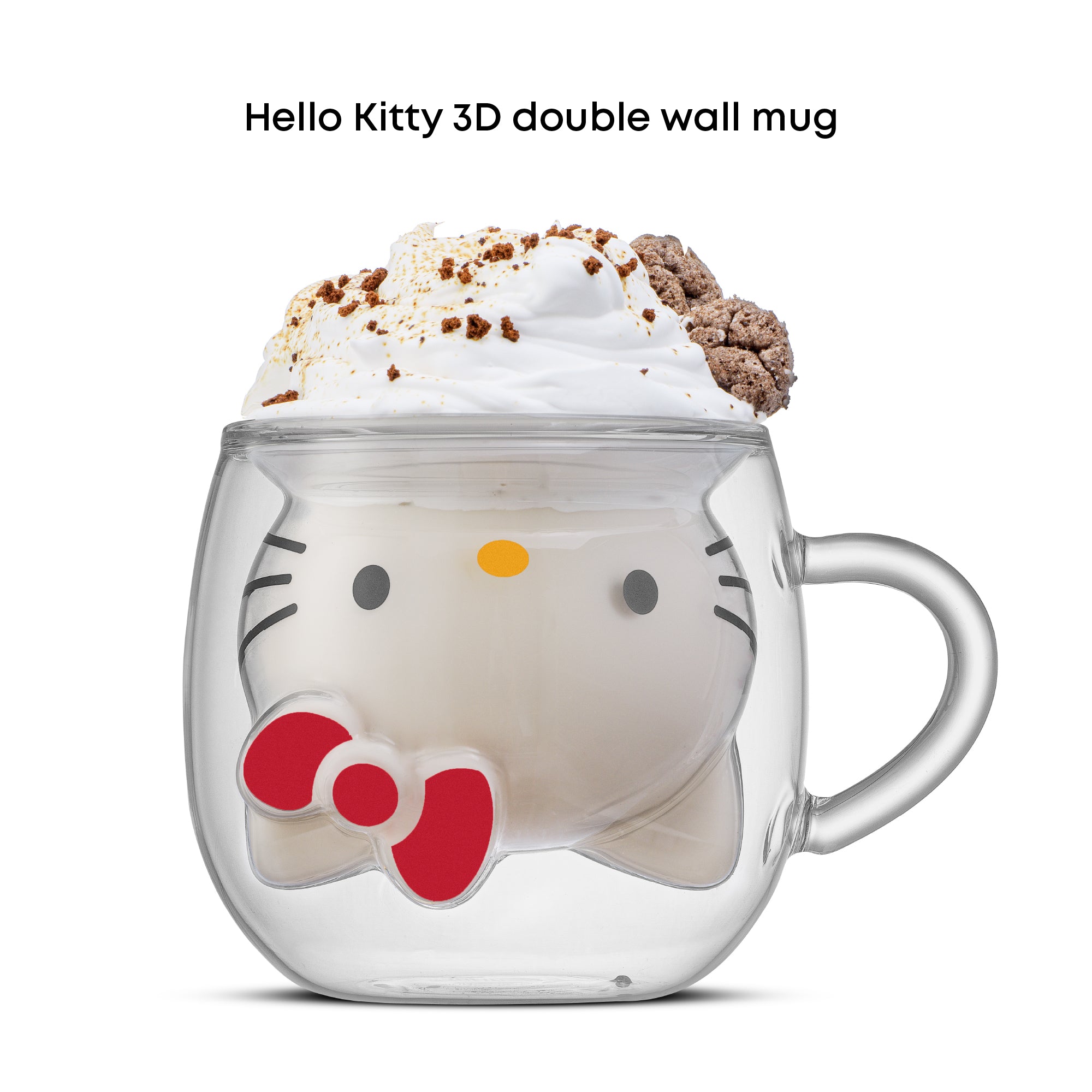 Hello Kitty® 3D Double Wall Espresso Glass