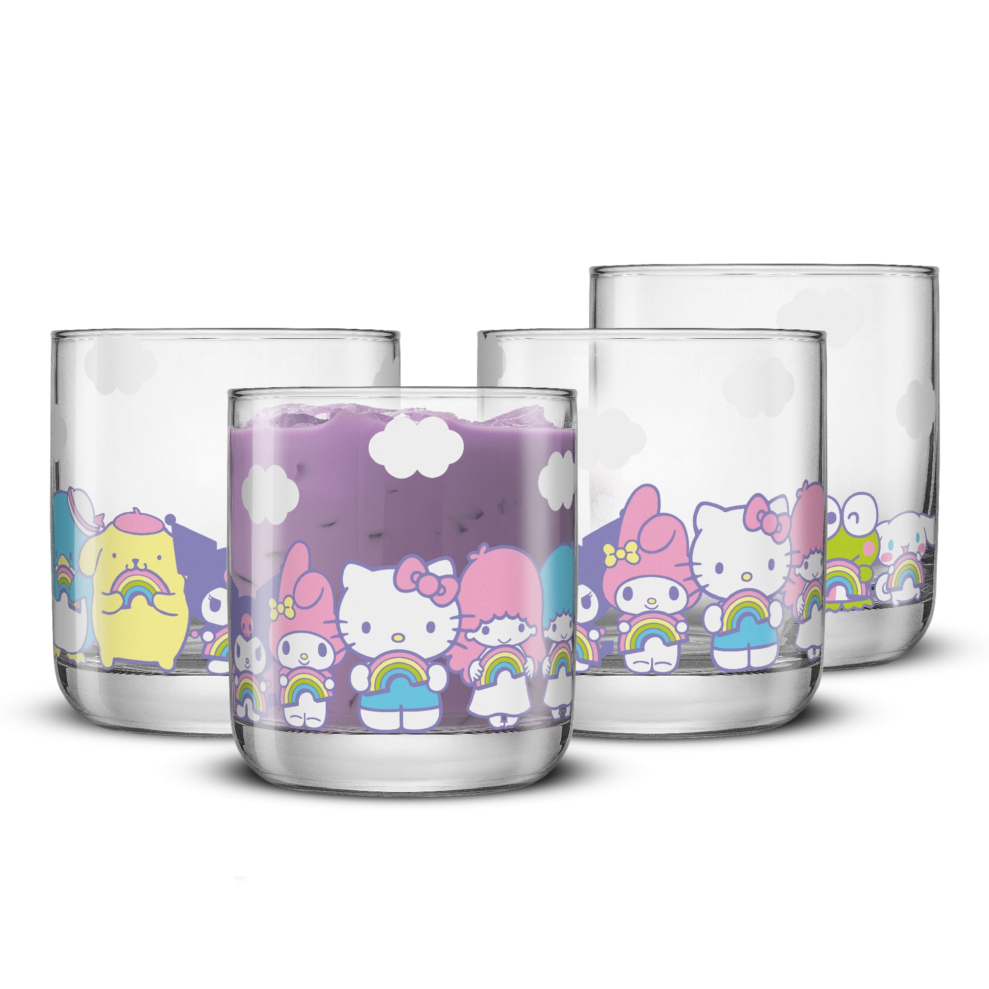 Hello Kitty® and Friends Rainbow Short Drinking Glasses