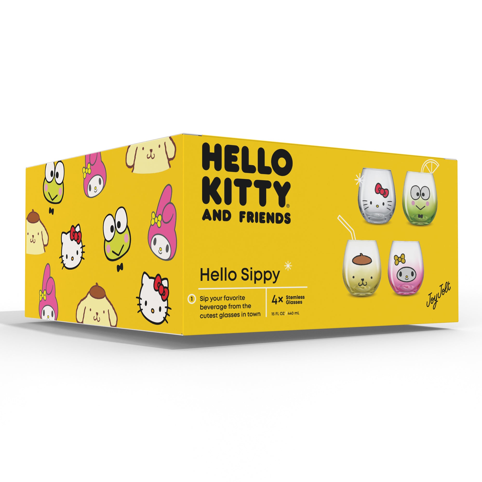 Hello Kitty® and Friends Hello Sippy Stemless Drinking Glasses