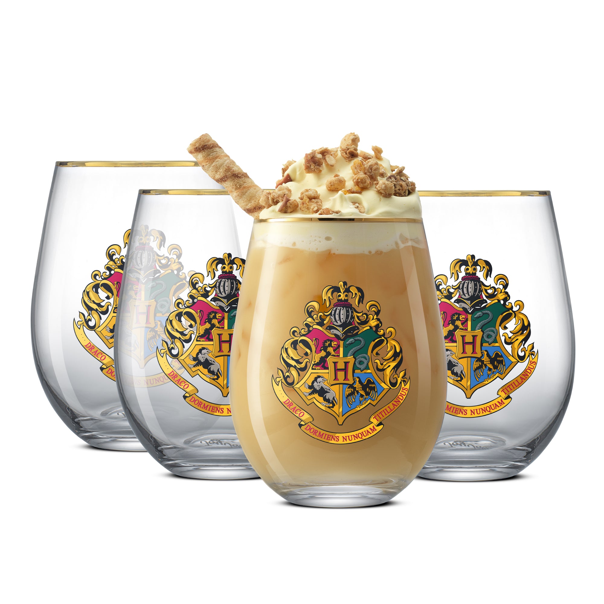 Harry Potter Hogwarts Heritage Stemless Drinking Glasses