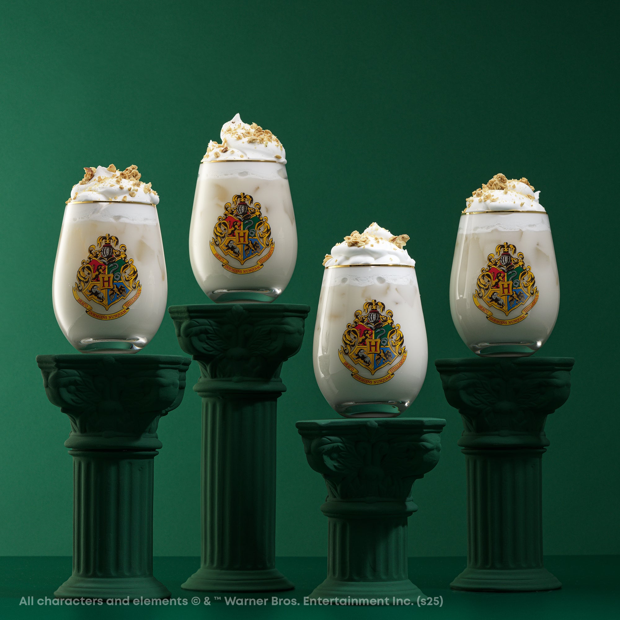 Harry Potter Hogwarts Heritage Stemless Drinking Glasses