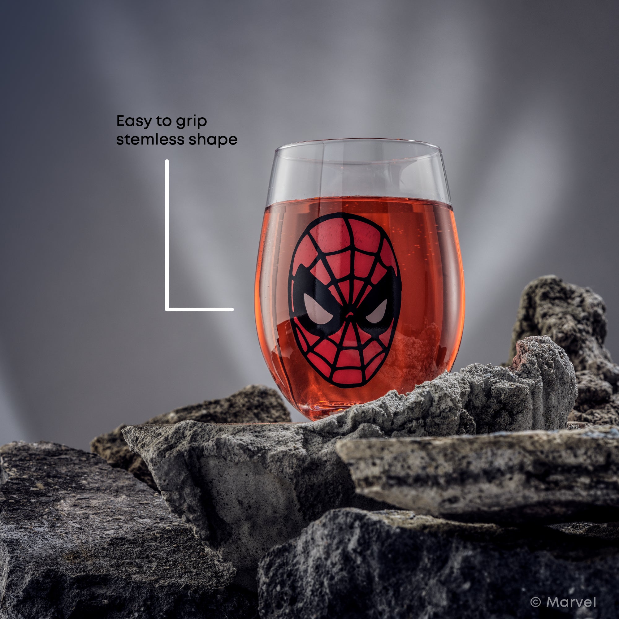 Marvel Heroes Stemless Drinking Glasses