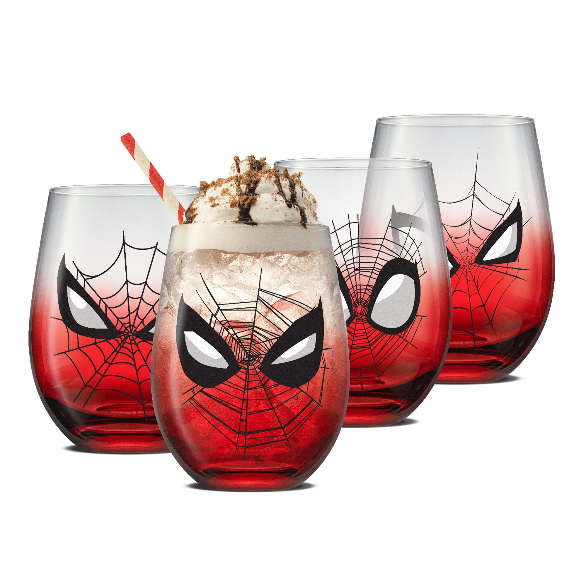 Marvel Spider-Man Spidey Sense Stemless Drinking Glasses