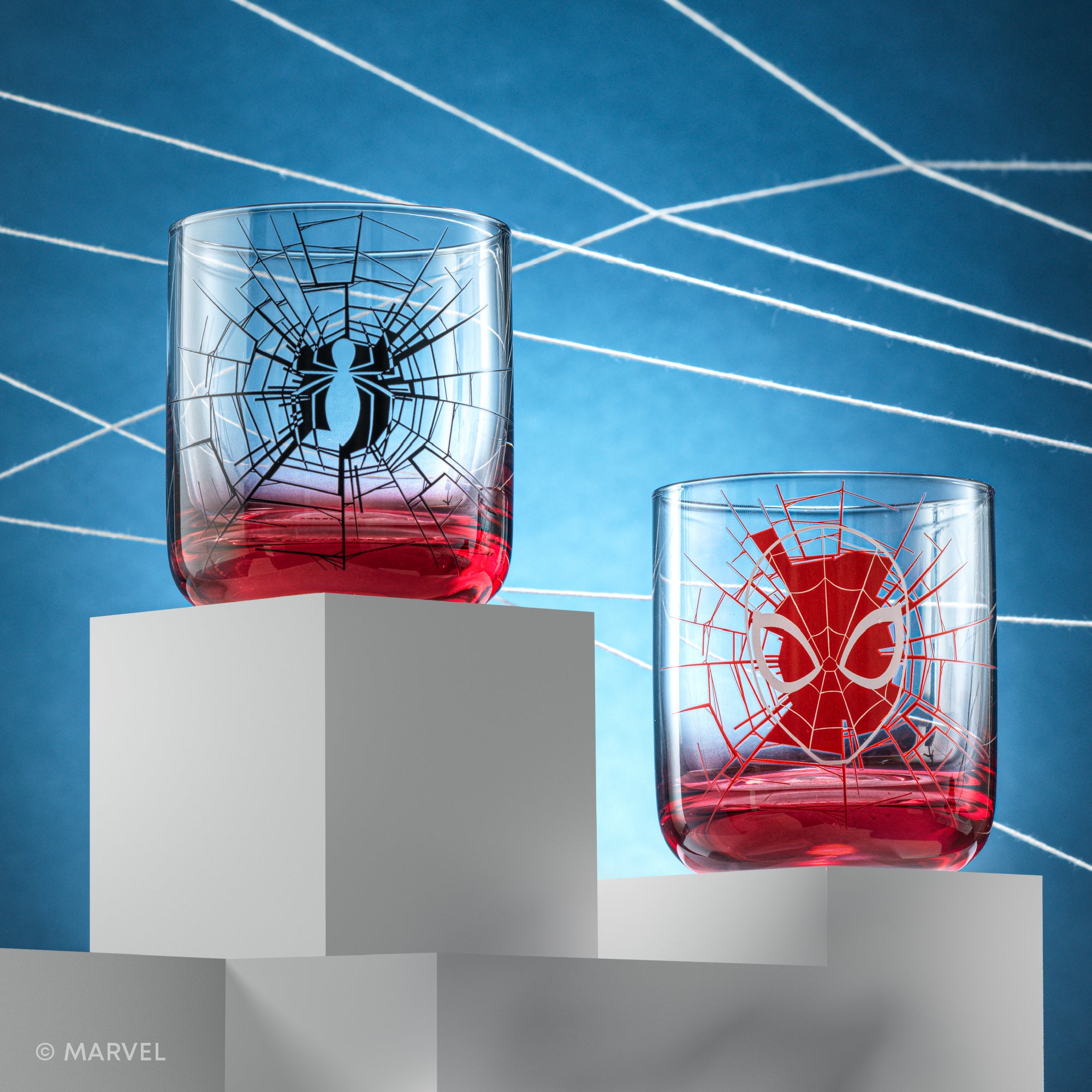 Marvel Spider-Man Webbed Hero Short Drinking Glasses