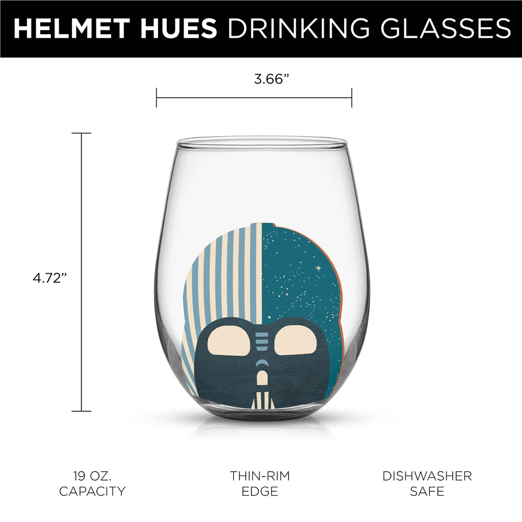 Star Wars™ Helmet Hues Stemless Drinking Glasses