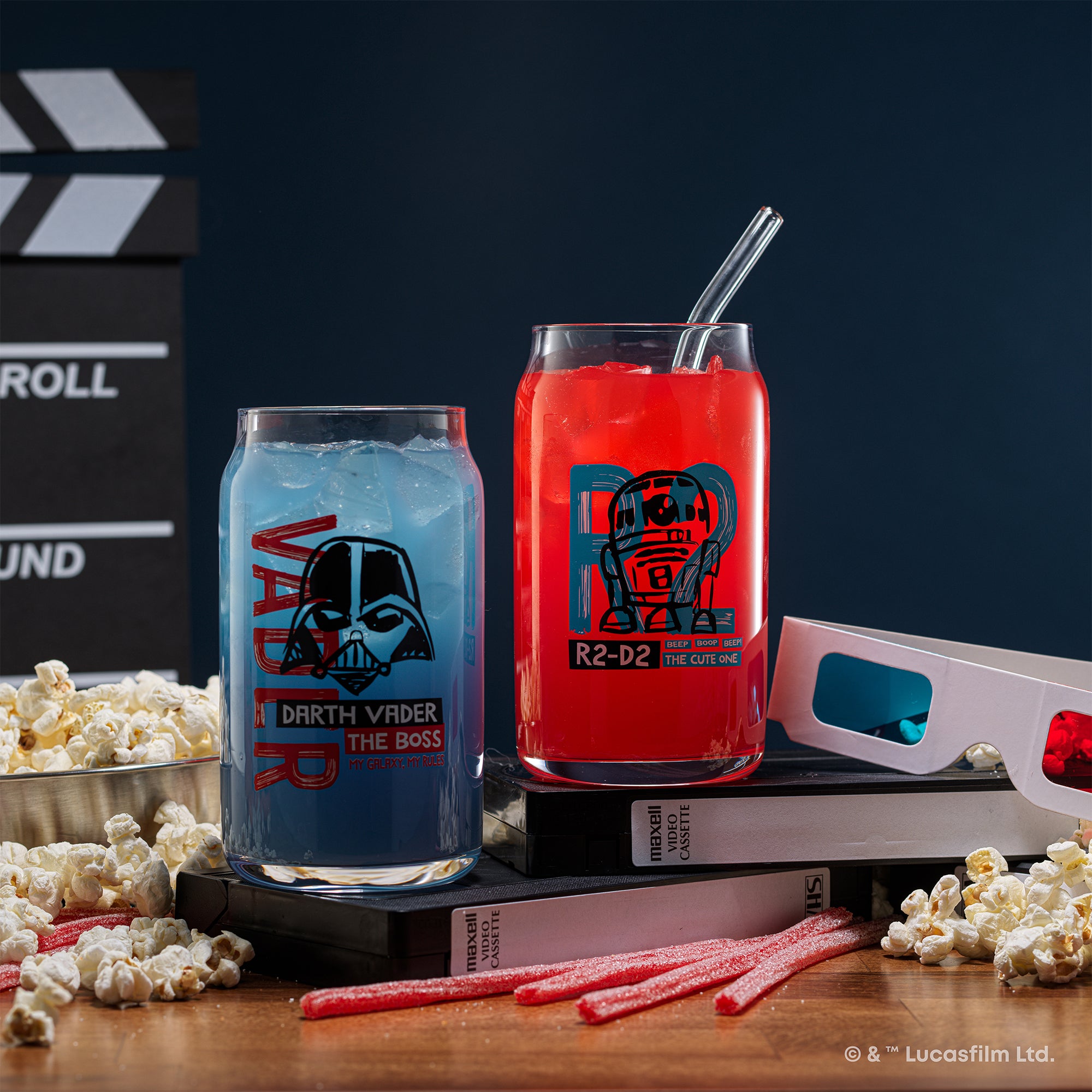 Star Wars Now Playing Tumbler Glasses JoyJolt