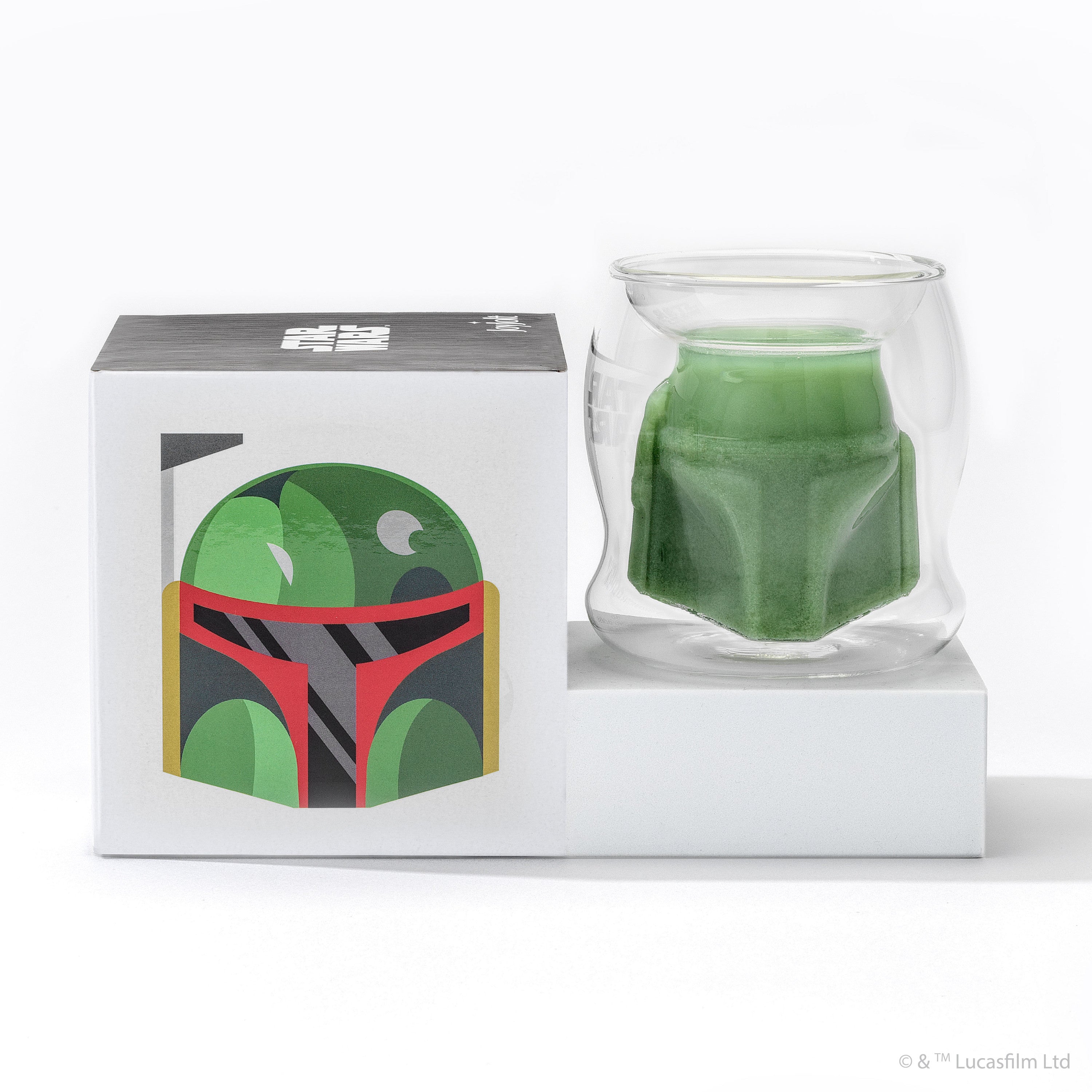 Star Wars™ Boba Fett™ 3D Helmet Double Wall Glass - 6.5 oz