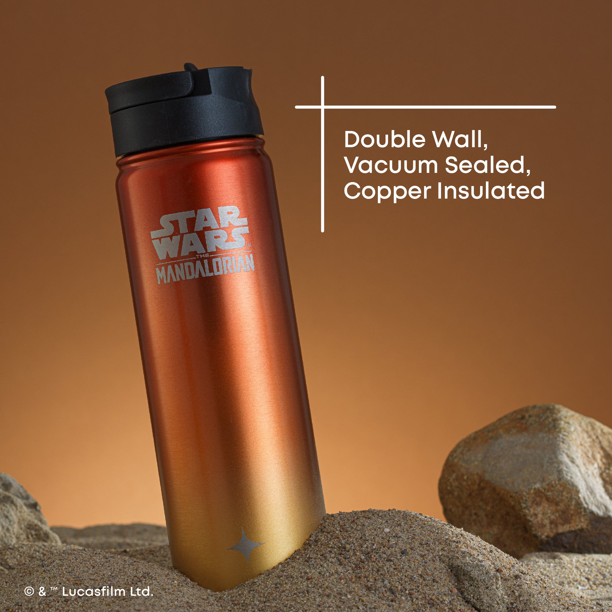 Star Wars™ The Mandalorian™ Destinations Collection Tatooine™ Vacuum Insulated Water Bottle