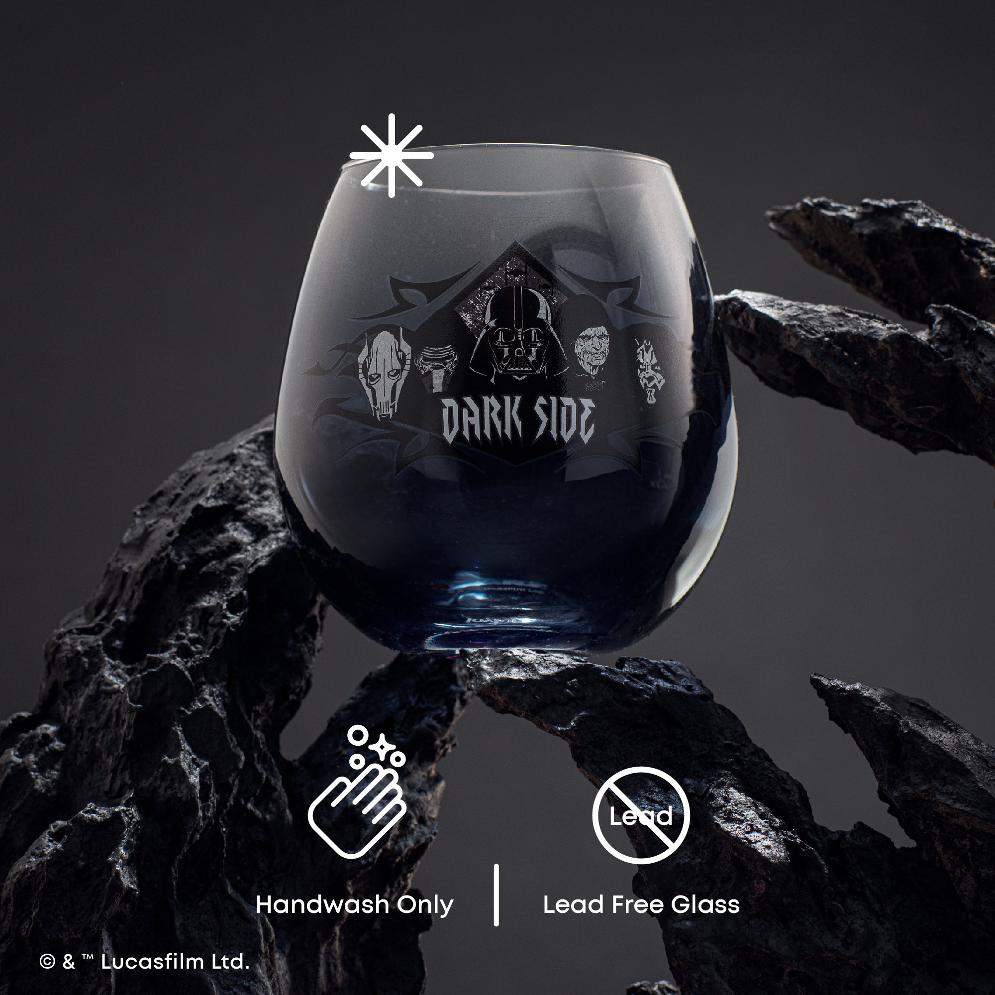 Star Wars™ Dark Side Stemless Drinking Glasses