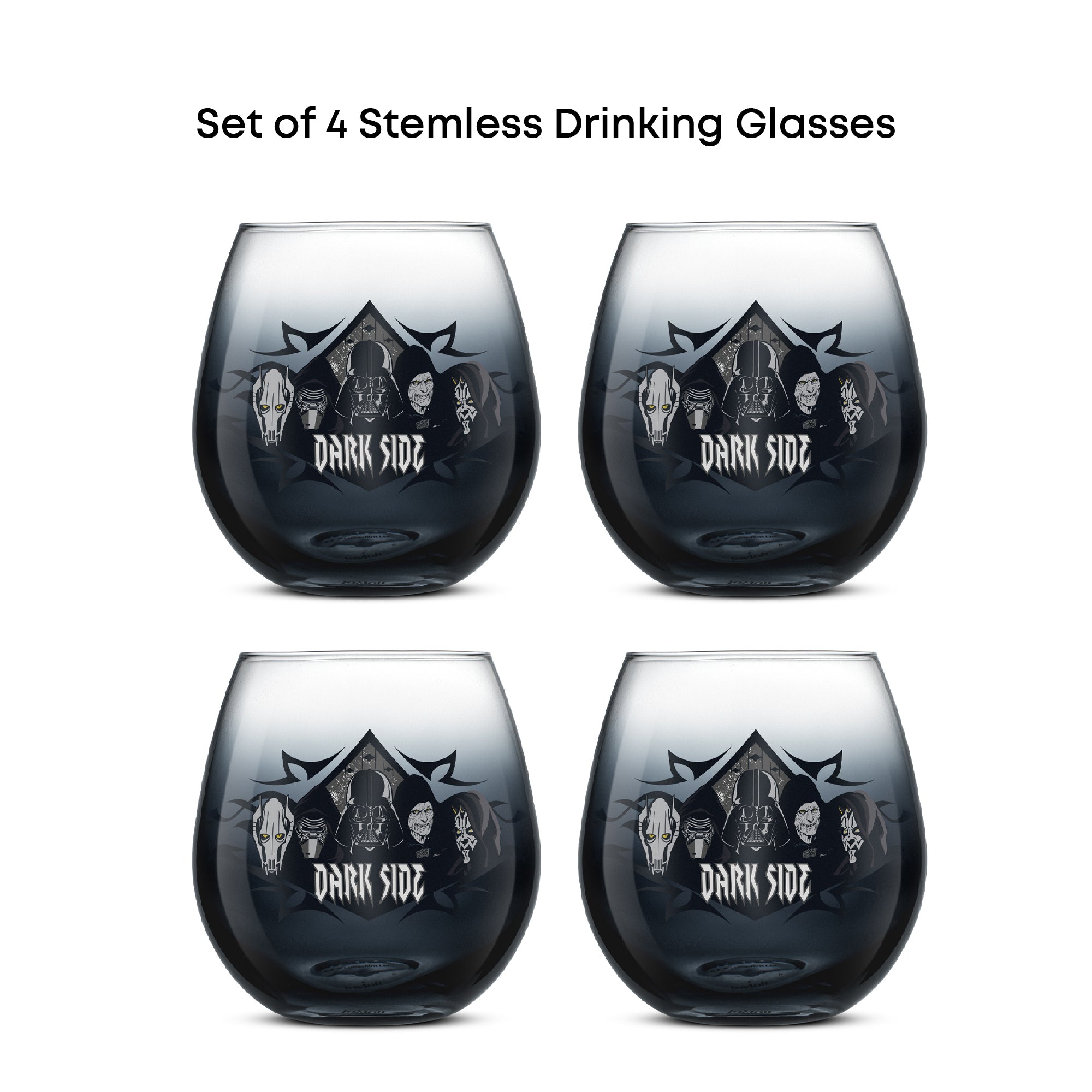 Star Wars™ Dark Side Stemless Drinking Glasses