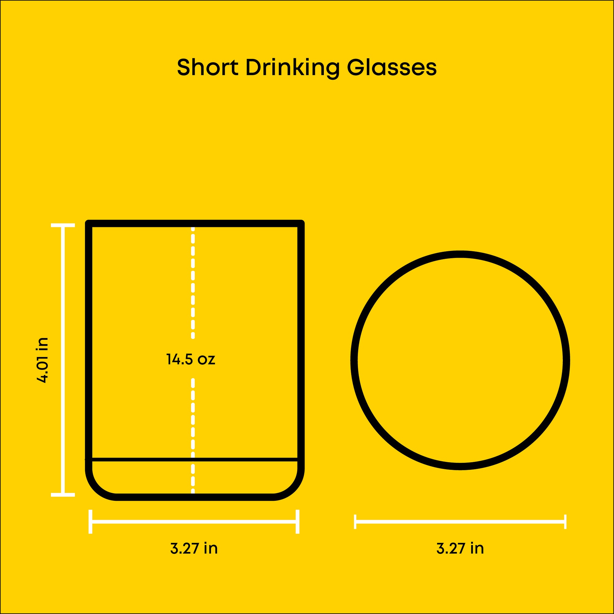 Star Wars™ Dark Side Short Drinking Glasses