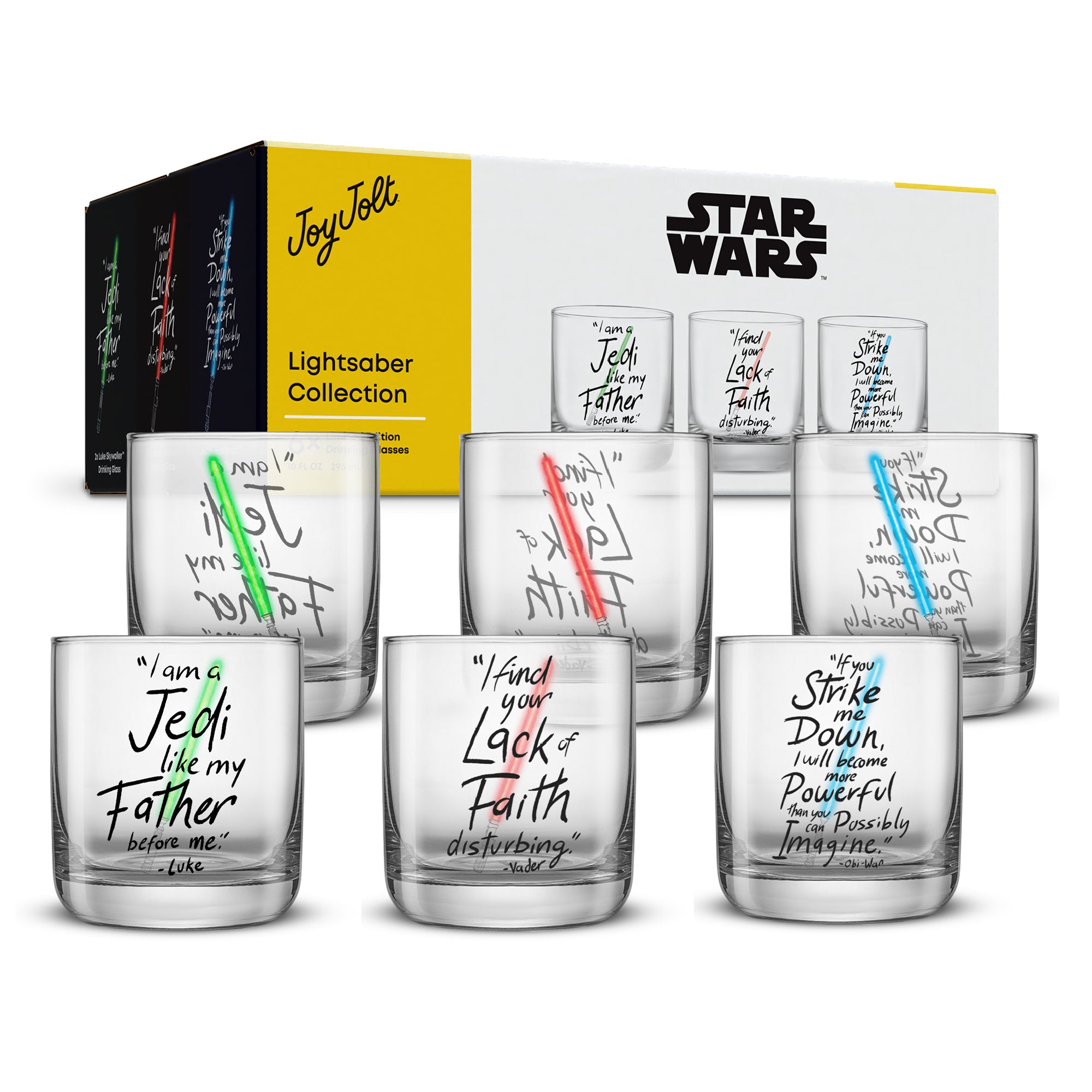 Star Wars™ Lightsaber Collection Drinking Glasses