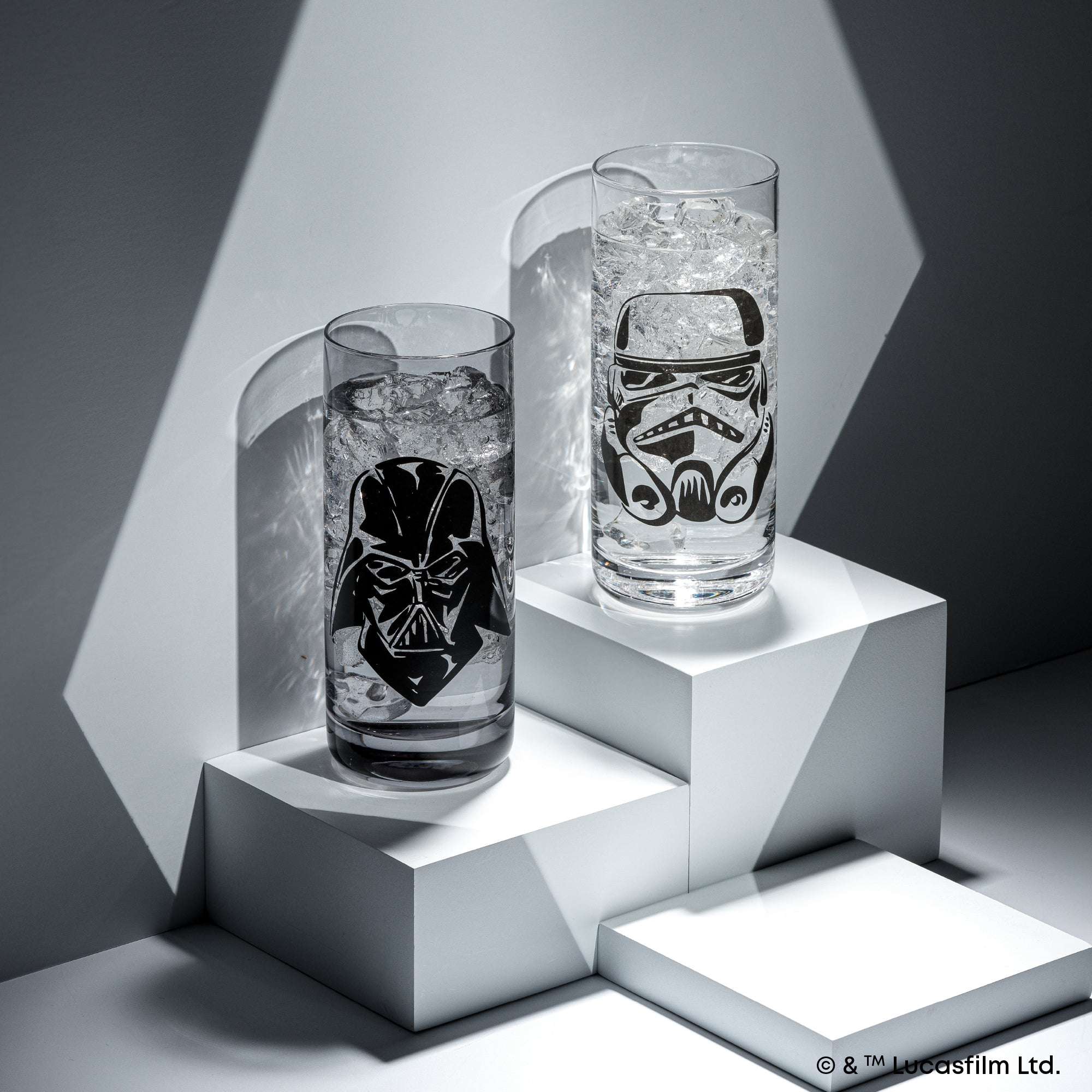 Star Wars™ Dark Side Monochrome Tall Drinking Glasses